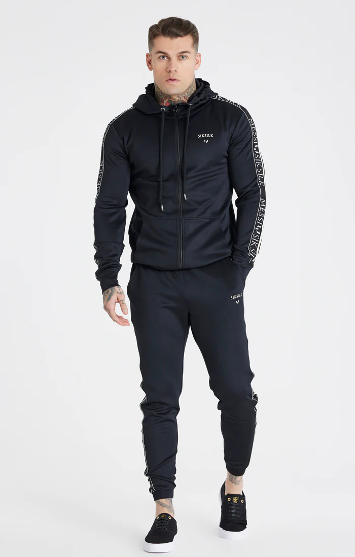 Messi x SikSilk Black Taped Pant - Image 4