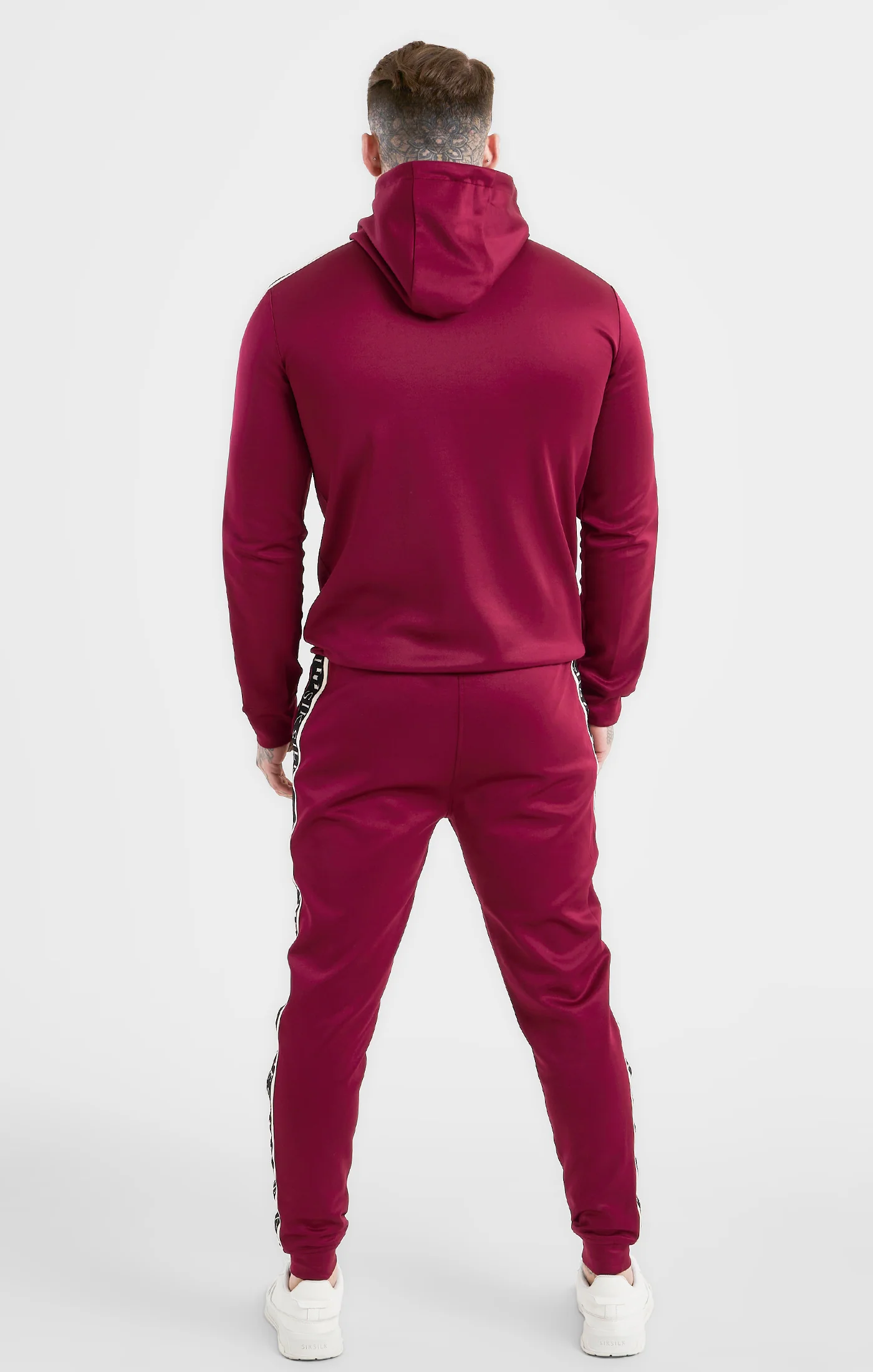 Messi x SikSilk Taped Pant - Burgundy - Image 5
