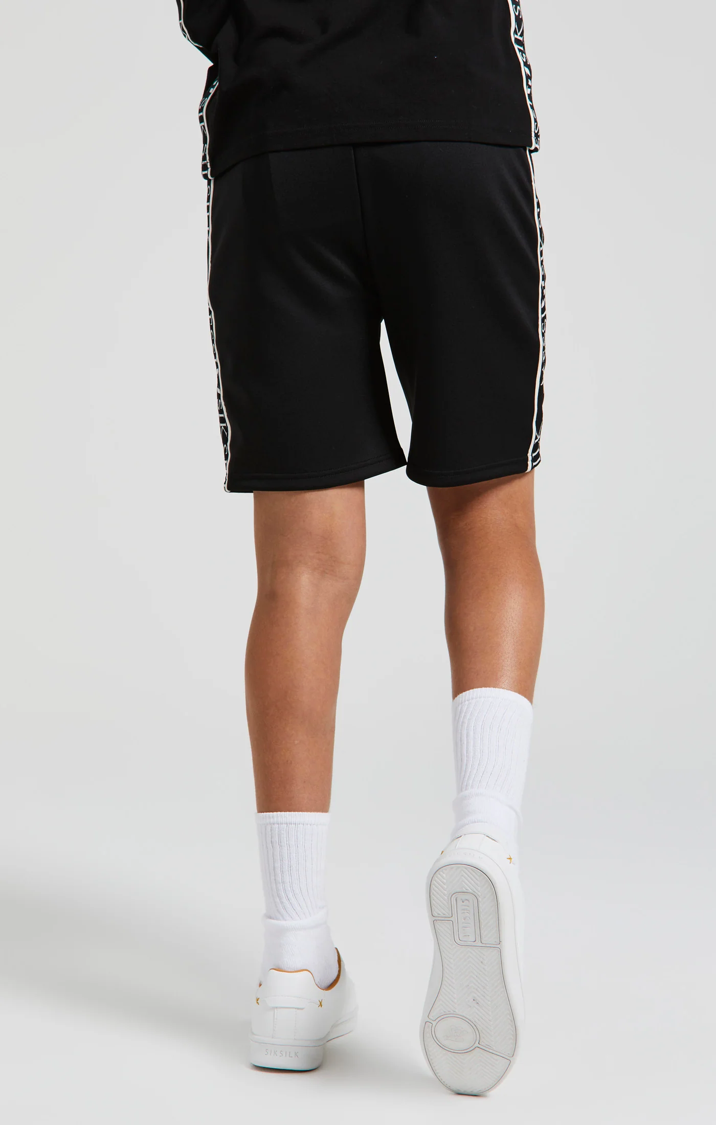 Boys Messi x SikSilk Black Taped Short - Image 4