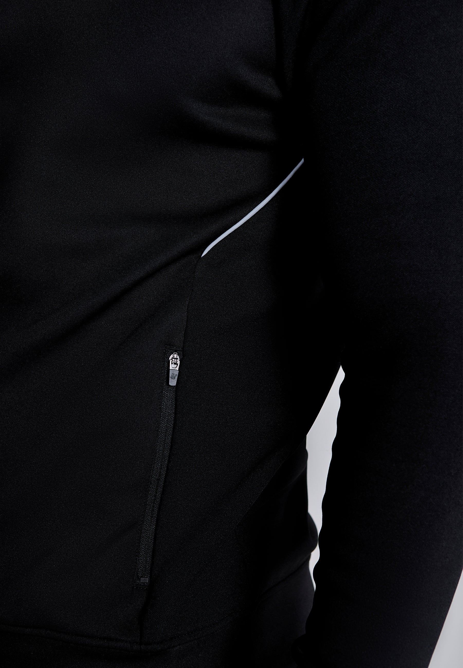 Black Muscle Fit Hoodie - Image 2