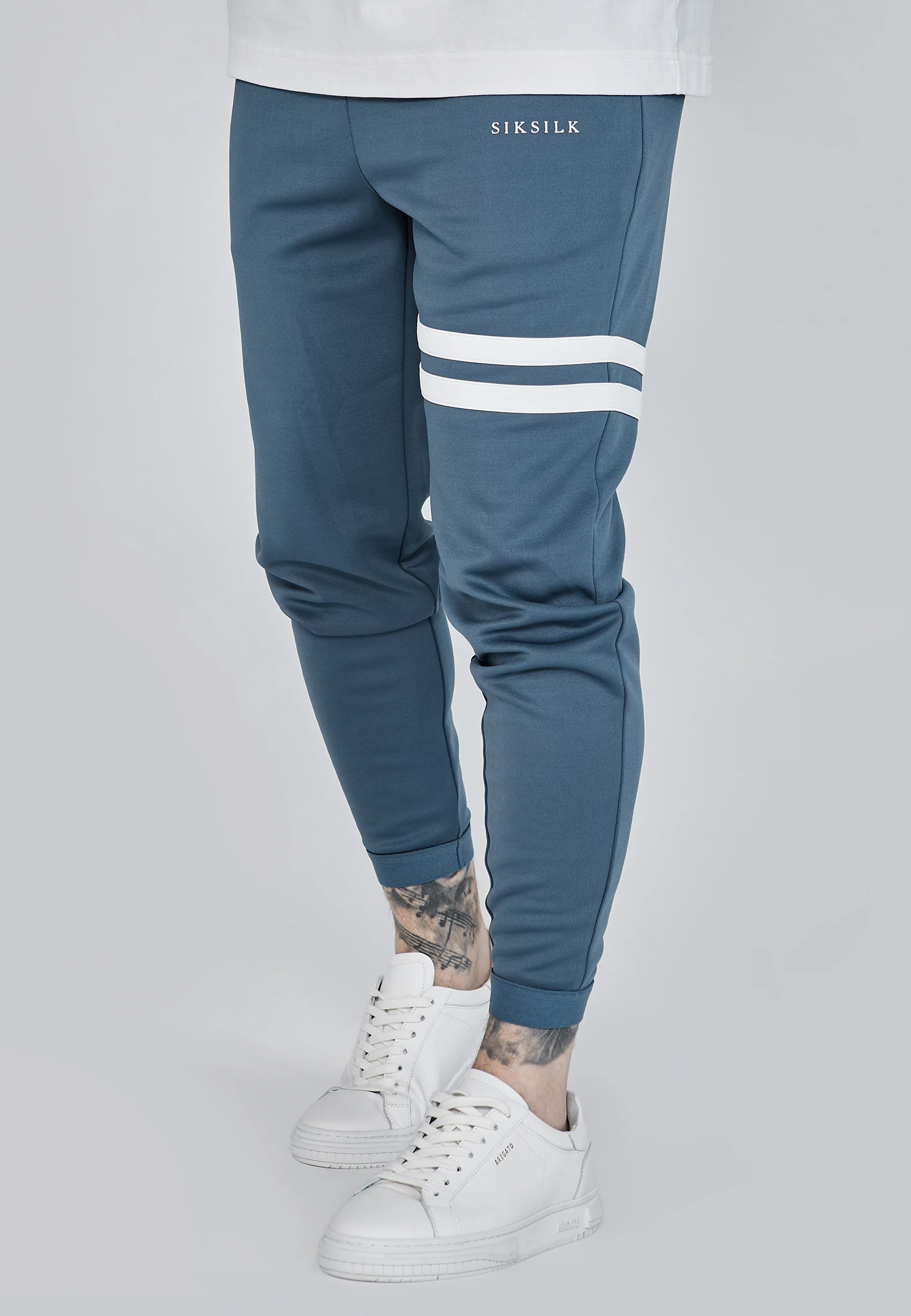 Blue Muscle Fit Joggers