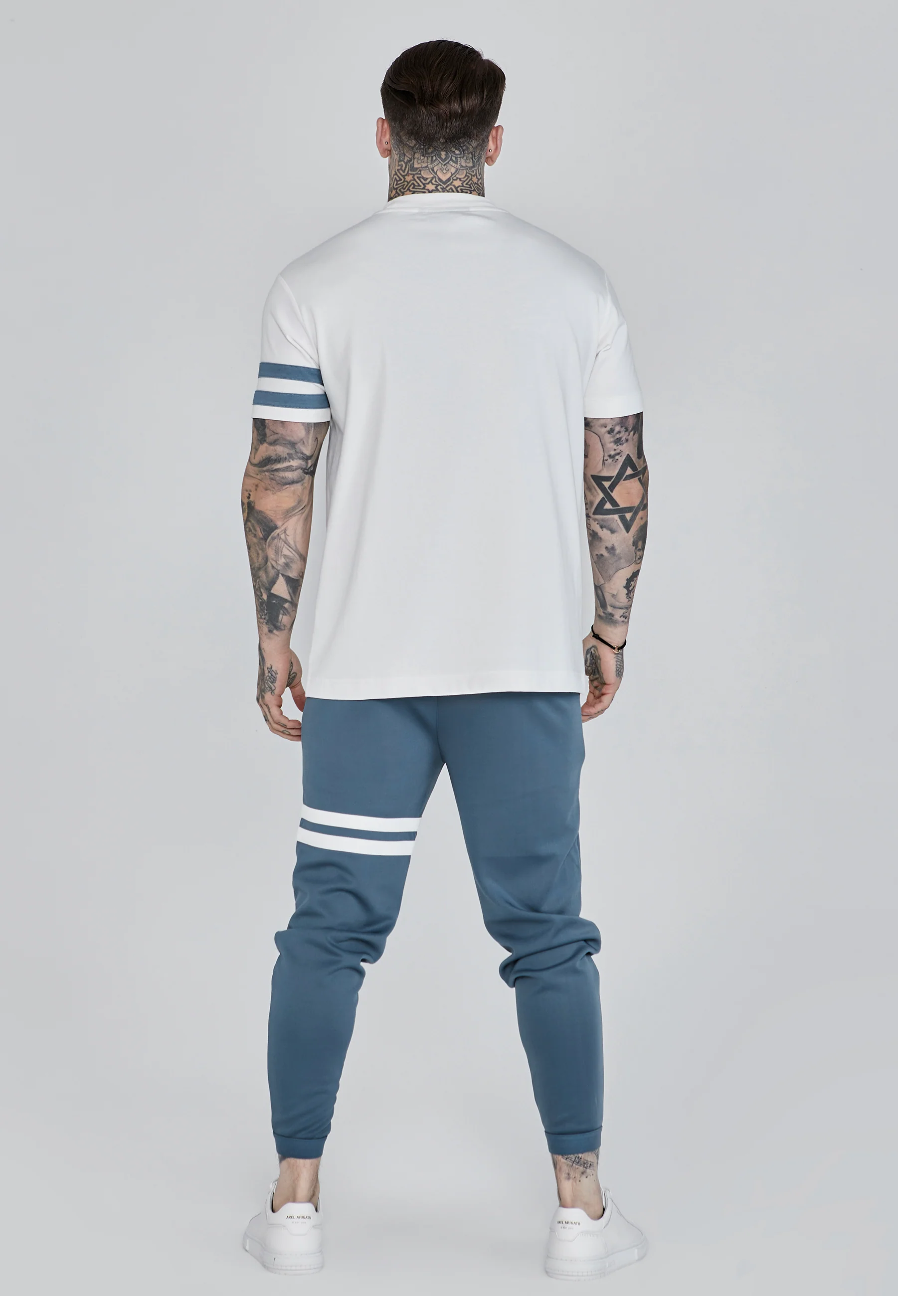 Blue Muscle Fit Joggers - Image 5