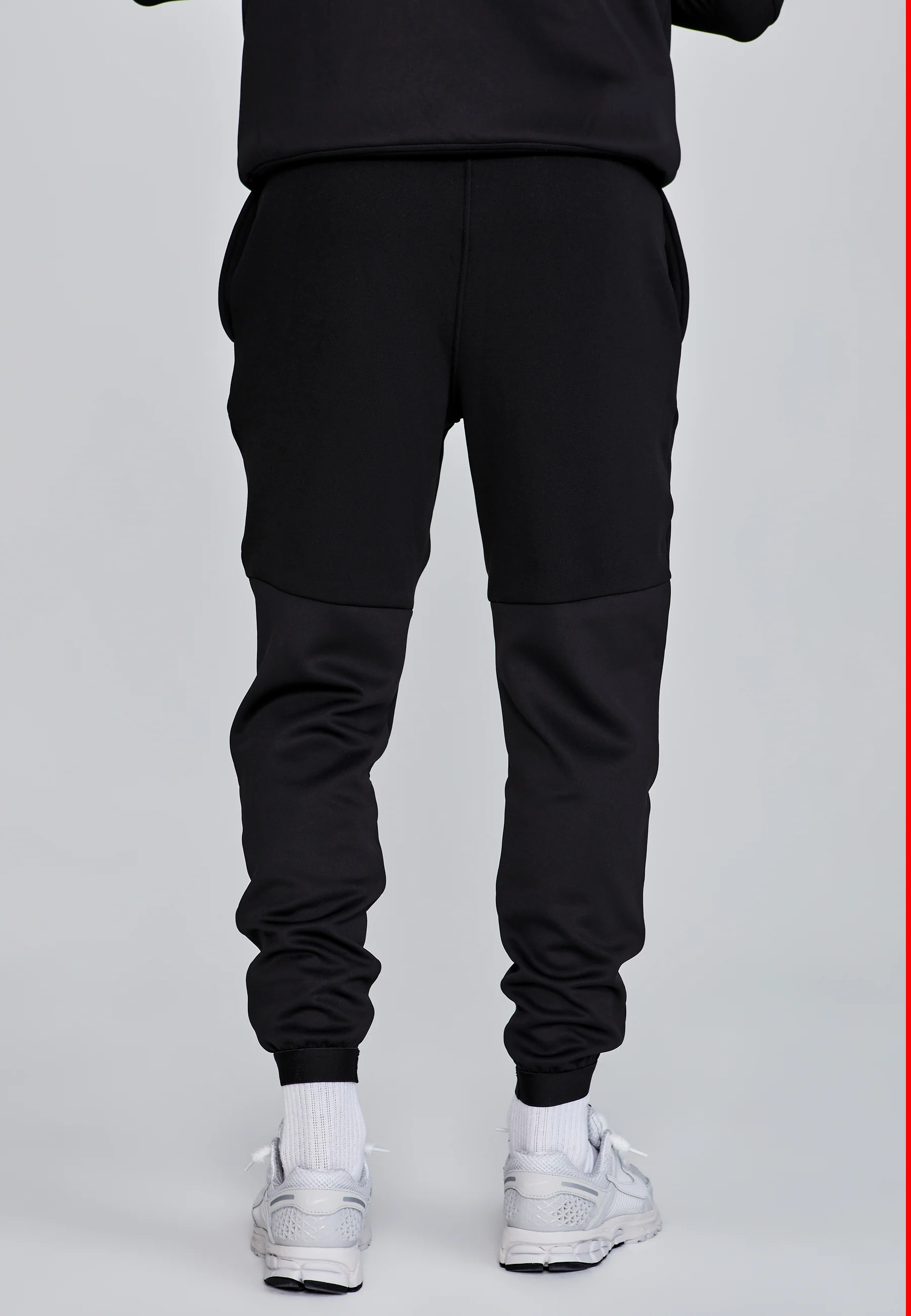 Black Muscle Fit Joggers - Image 4