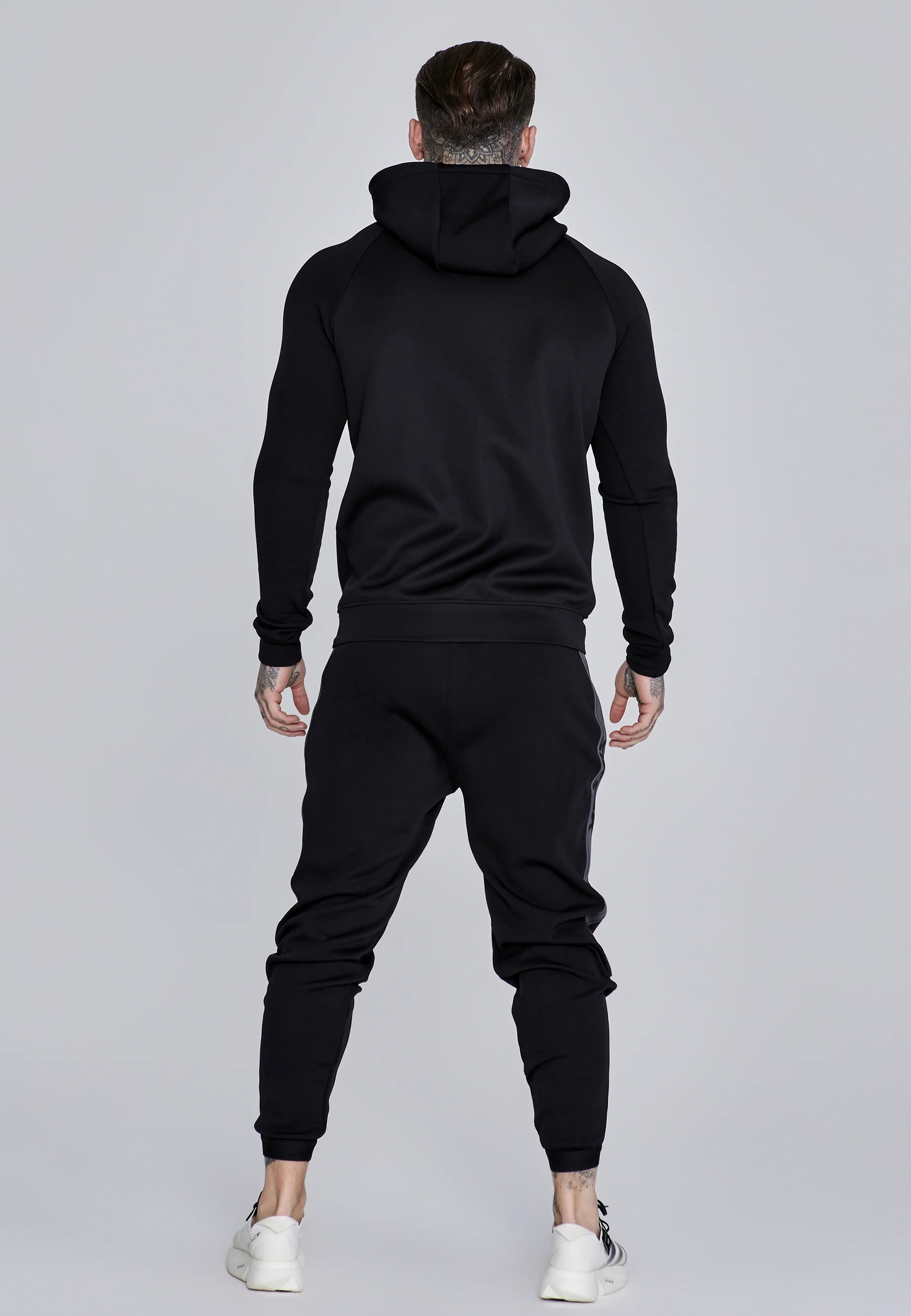 Black Muscle Fit Joggers - Image 5
