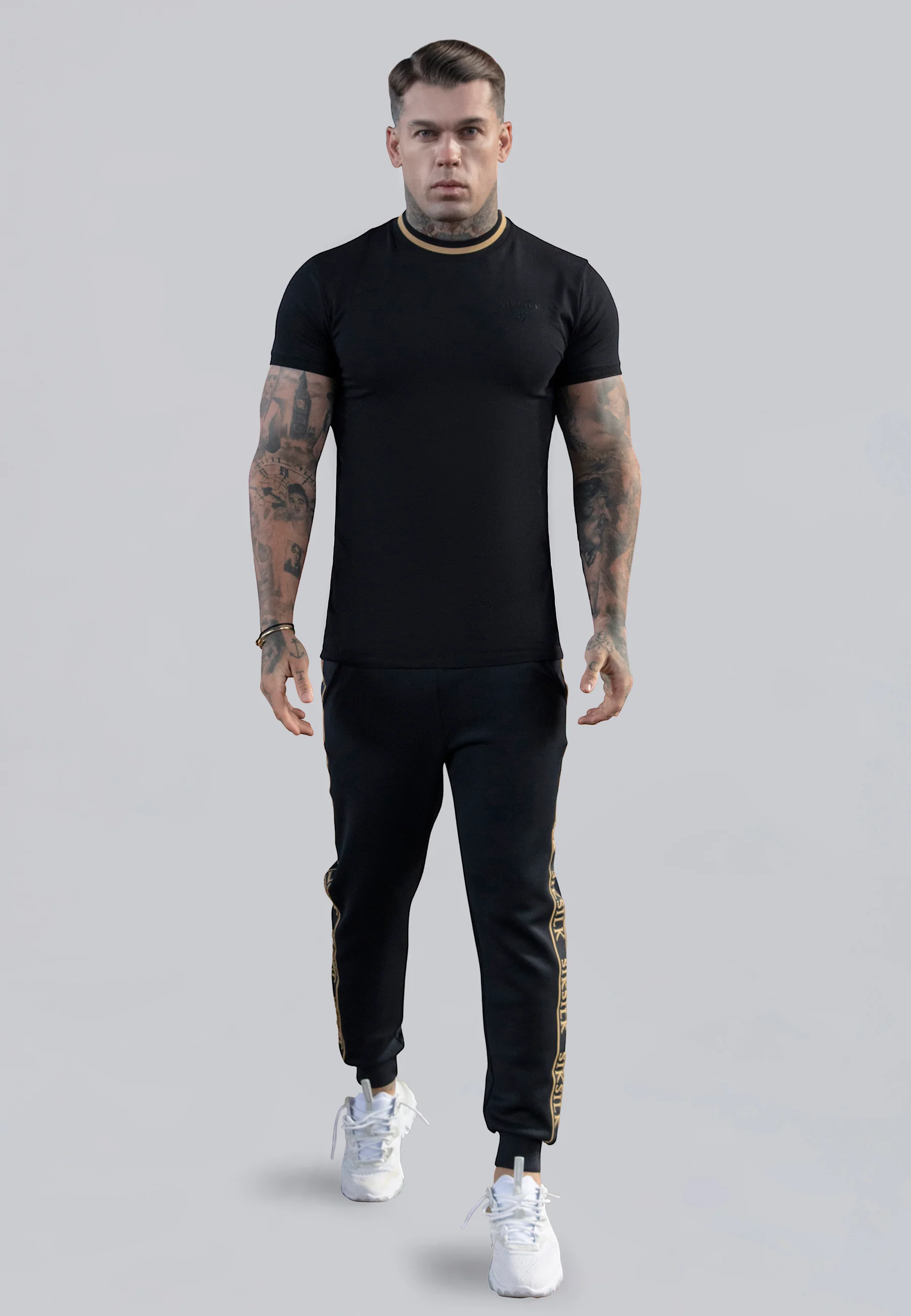 Black Muscle Fit T-Shirt - Image 3