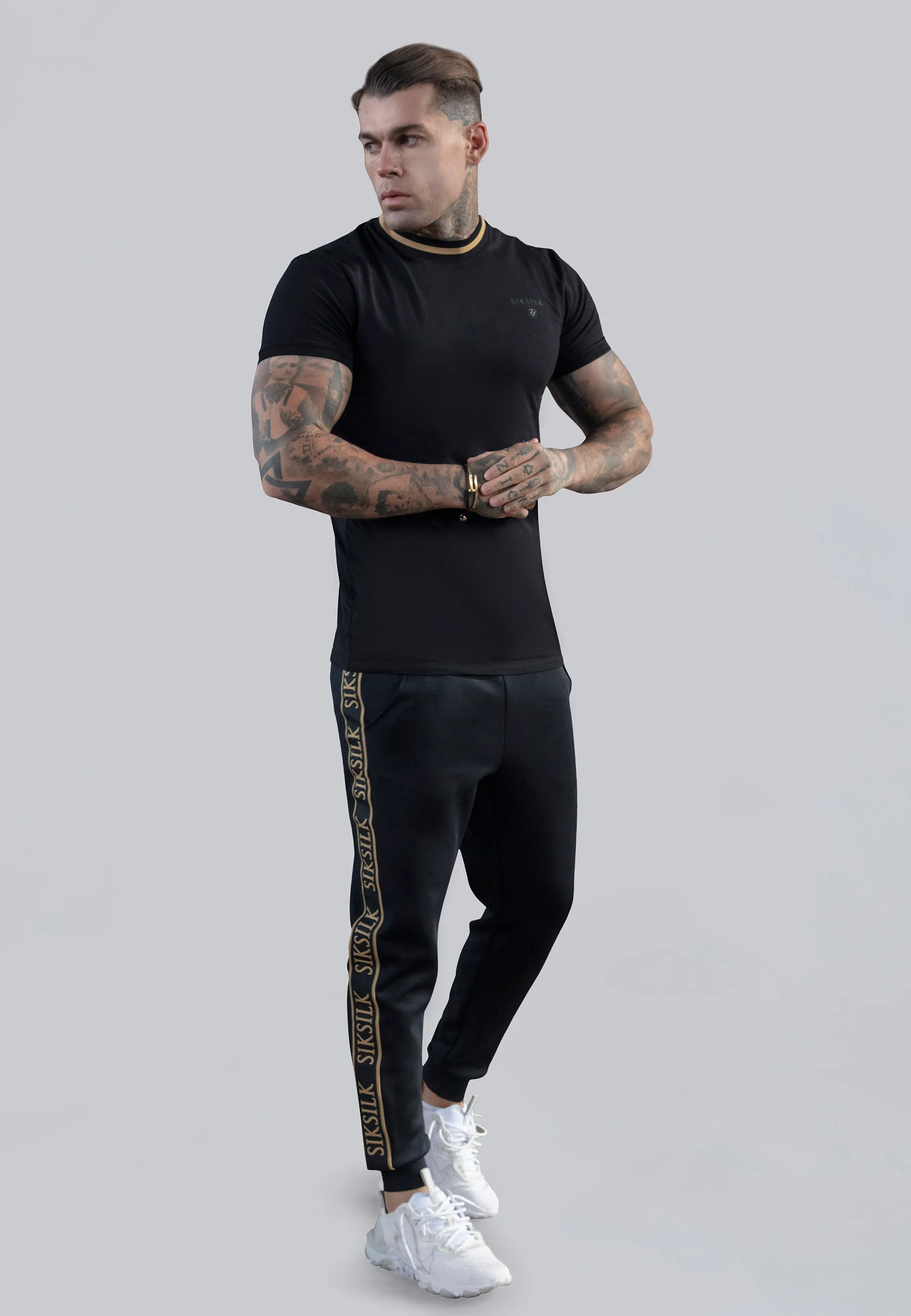 Black Muscle Fit T-Shirt - Image 4