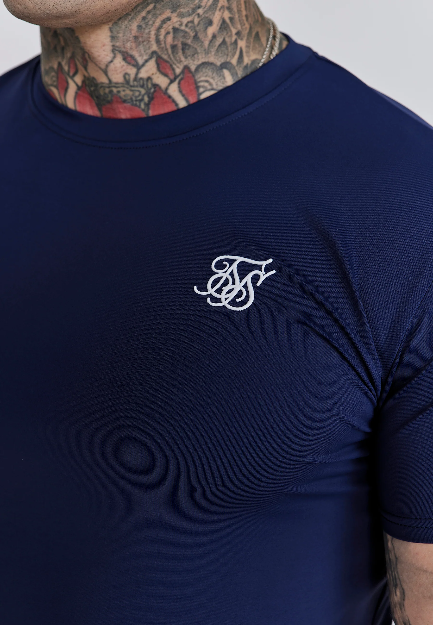 Navy Muscle Fit T-Shirt - Image 2