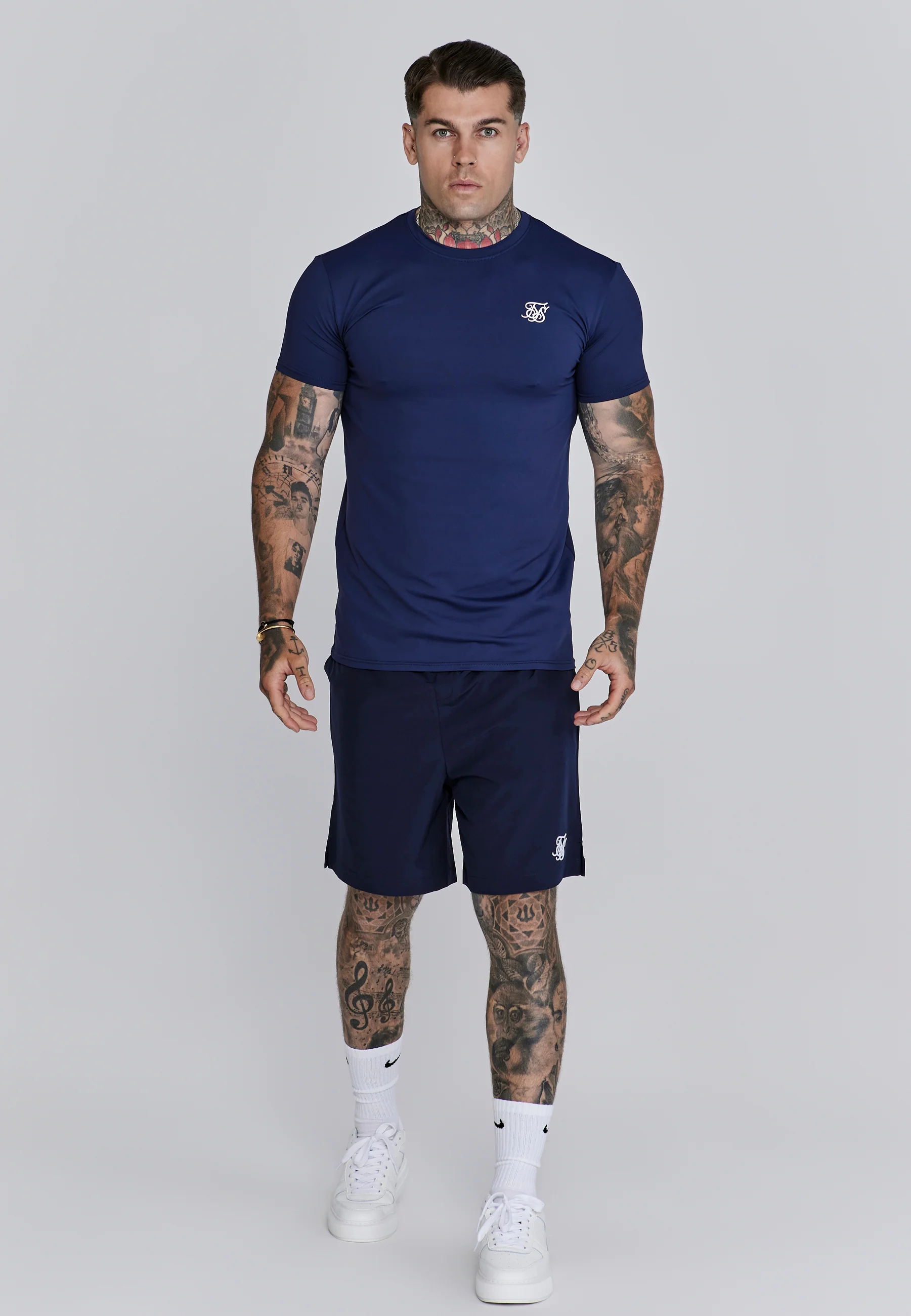 Navy Muscle Fit T-Shirt - Image 3