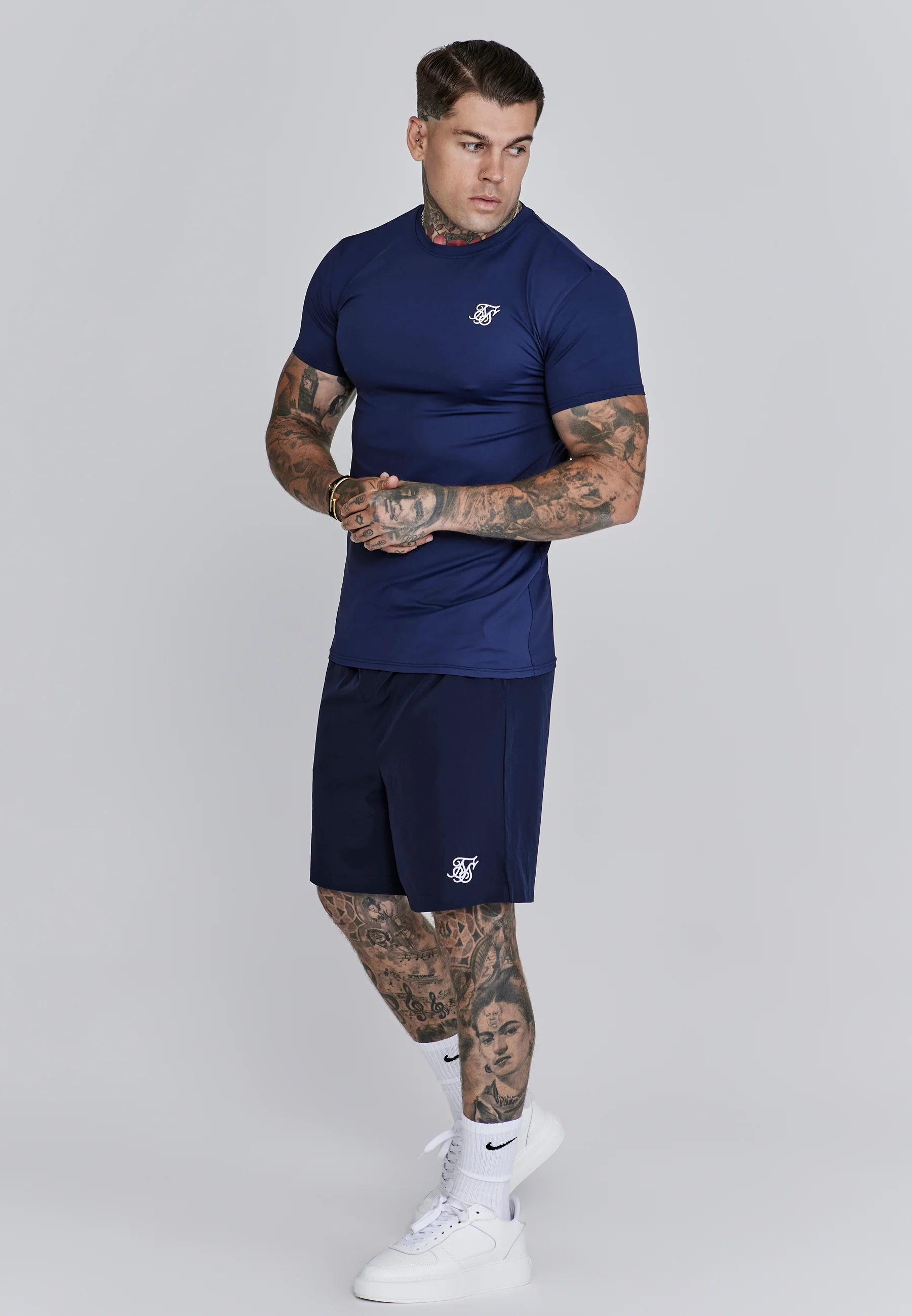 Navy Muscle Fit T-Shirt - Image 4