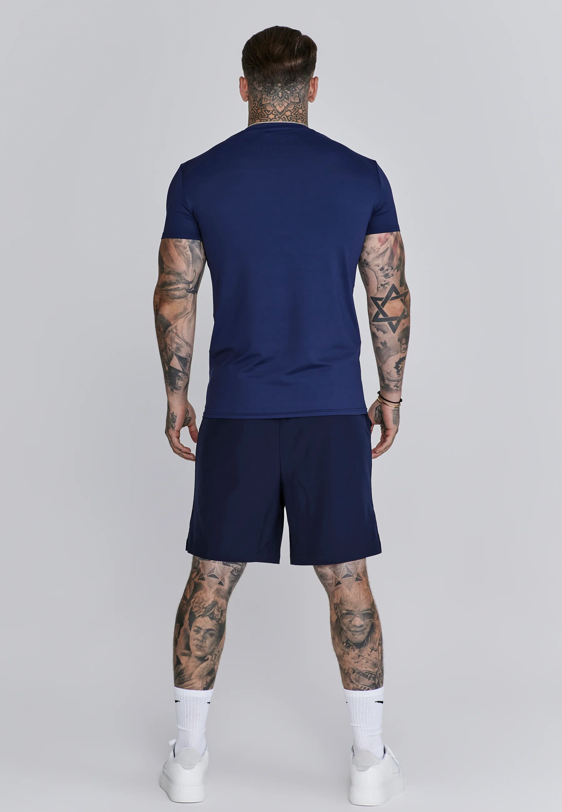 Navy Muscle Fit T-Shirt - Image 5