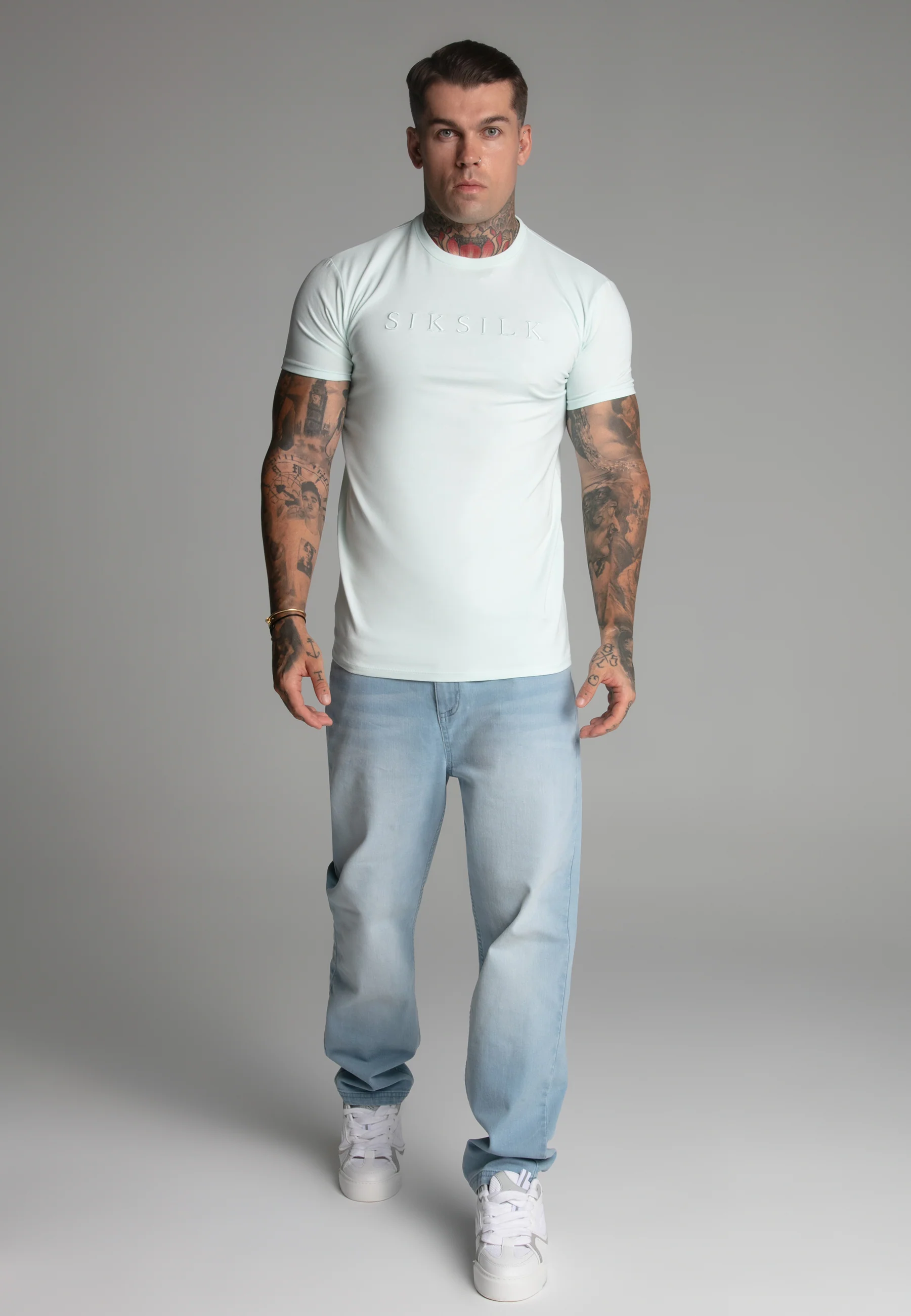 Green Muscle Fit T-Shirt - Image 2