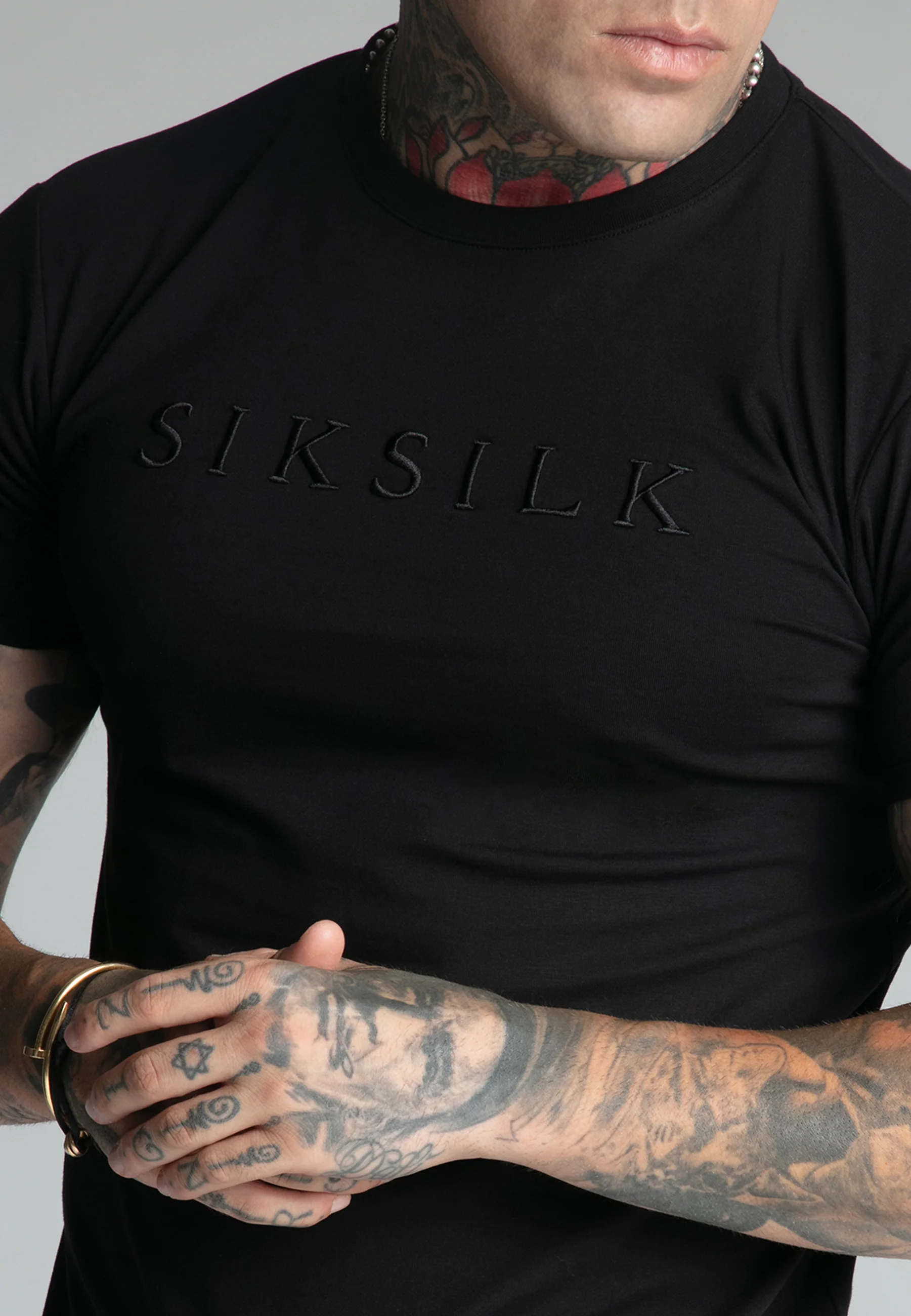 Black Muscle Fit T-Shirt - Image 3