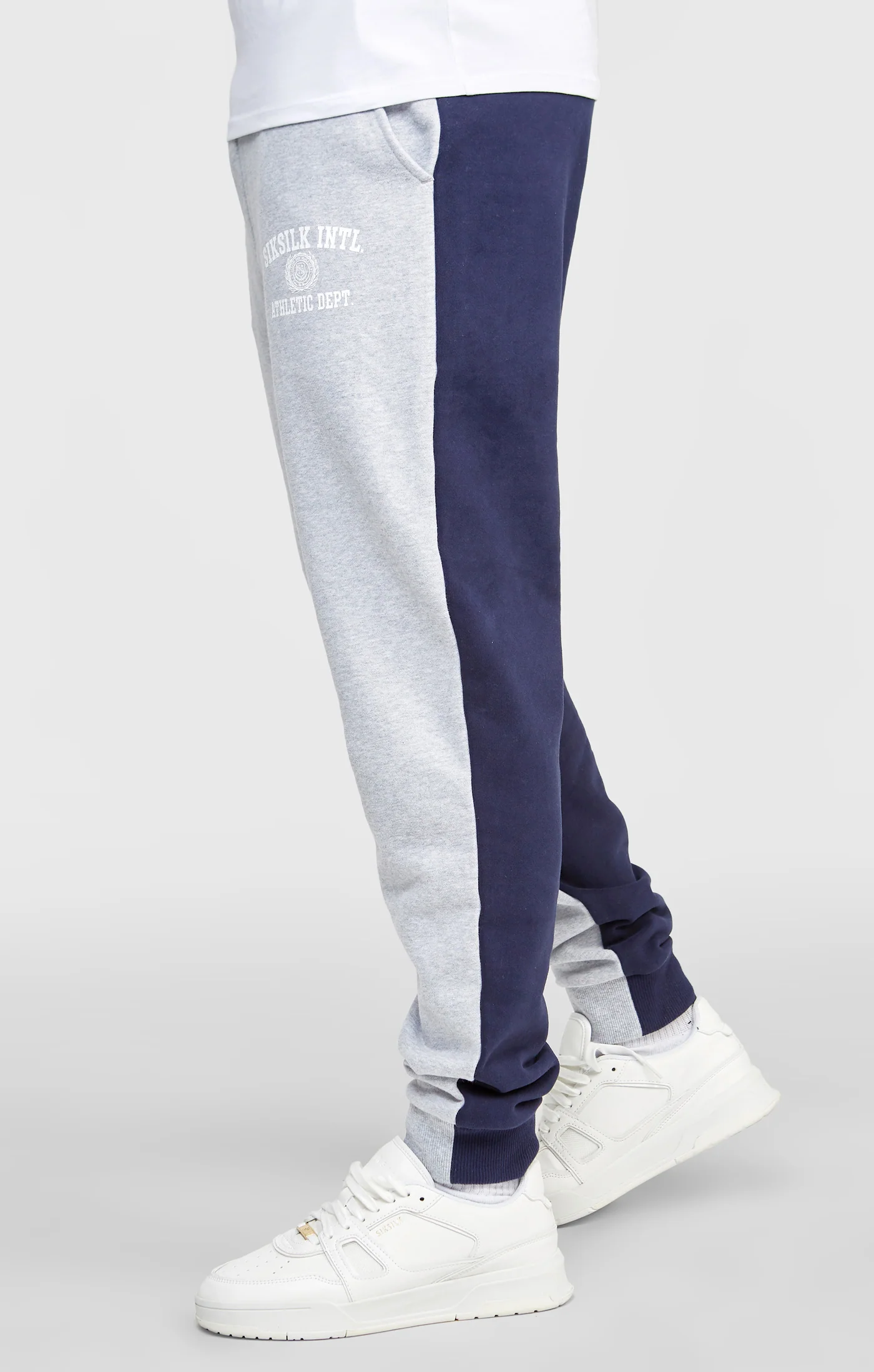 Navy Contrast Jogger - Image 2