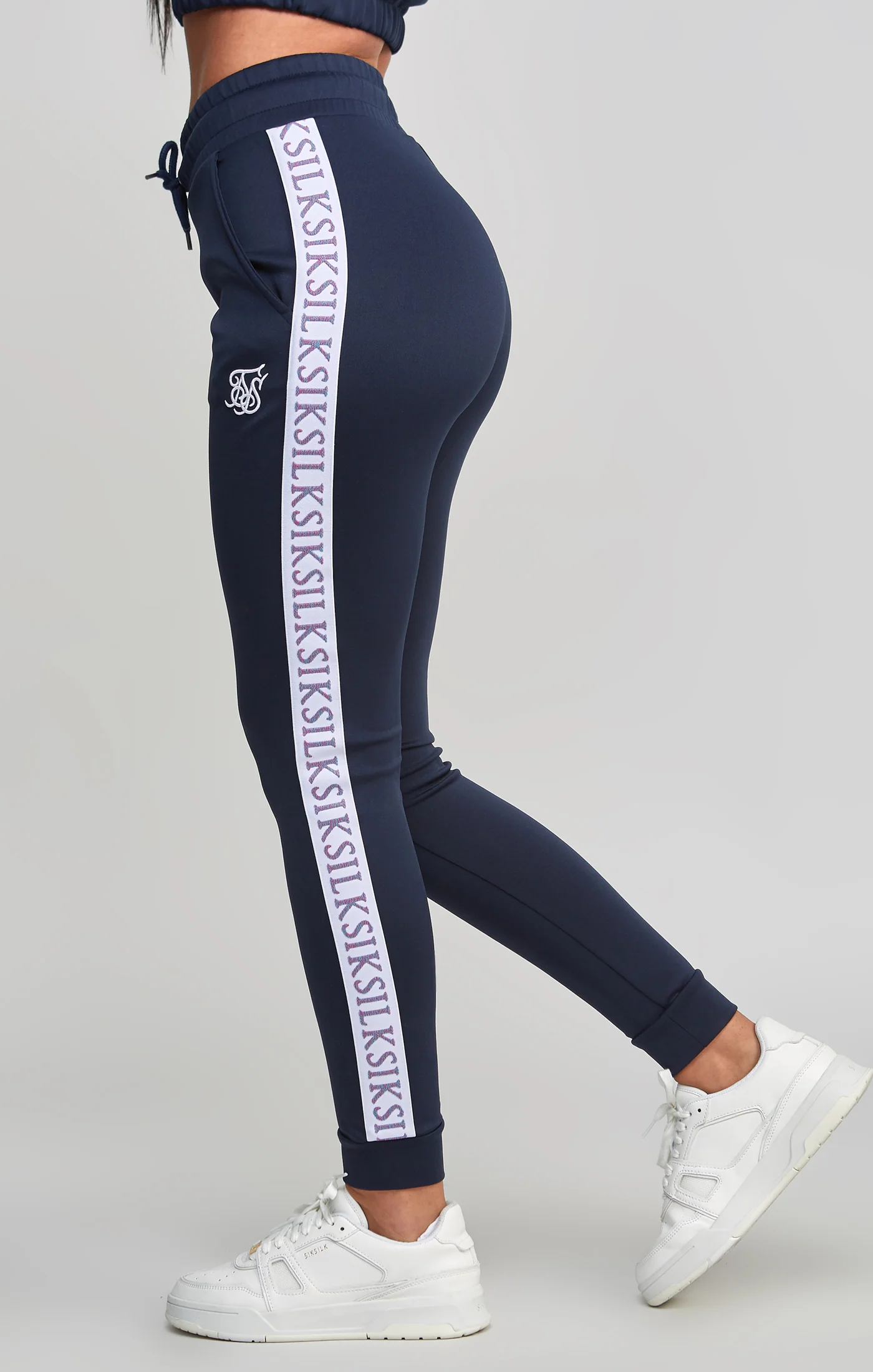 Navy Medley Tape Track Pant - Image 2