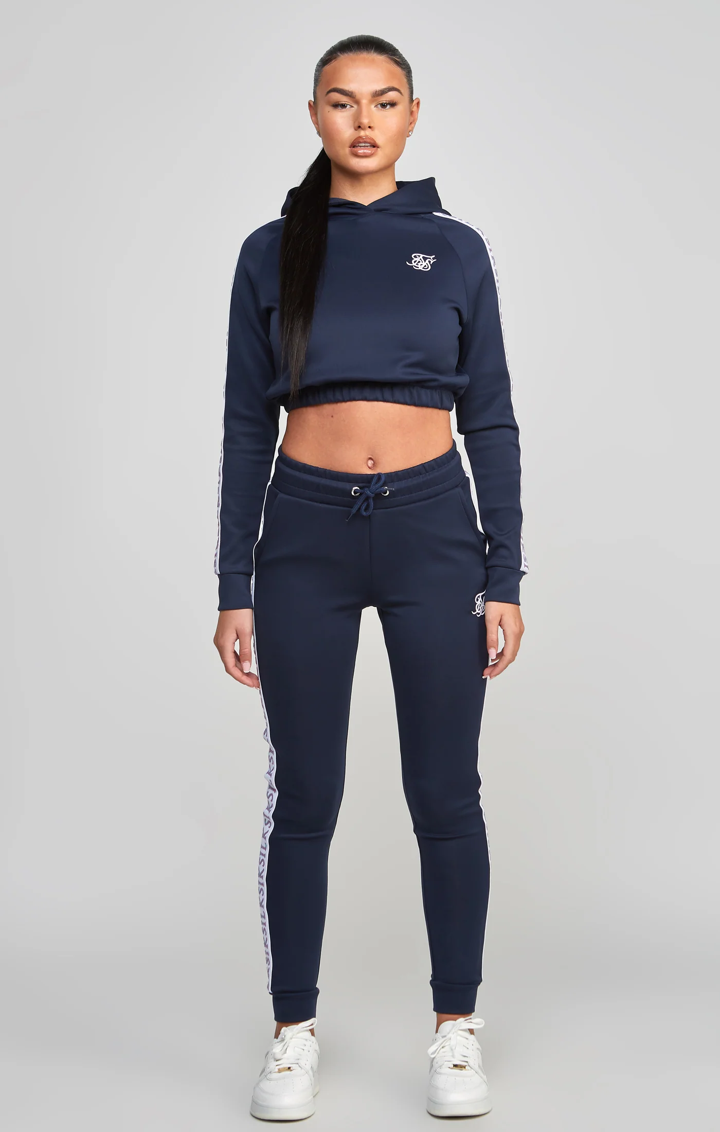 Navy Medley Tape Track Pant - Image 3