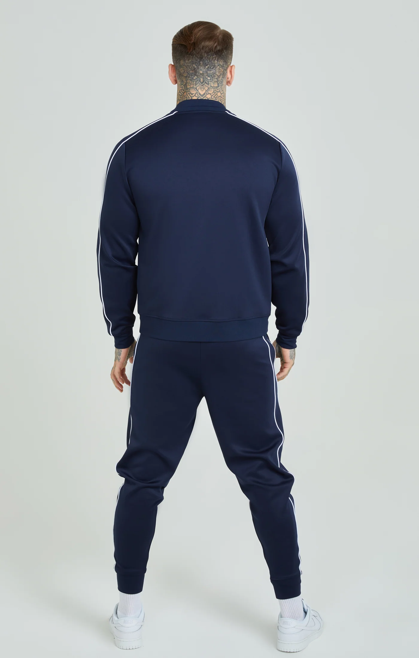 Navy Panelled Tracksuit - Image 5