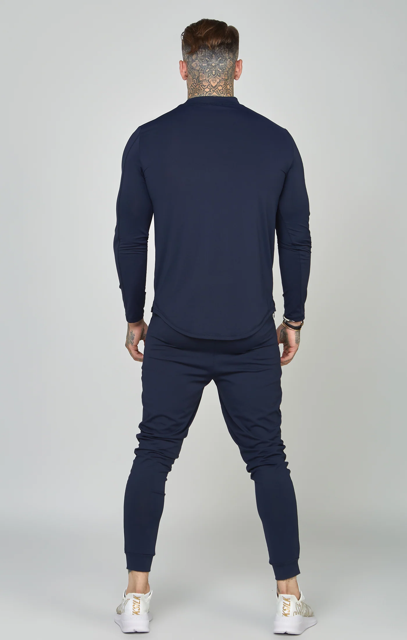 Navy Sports Muscle Fit Track Pant - Image 5