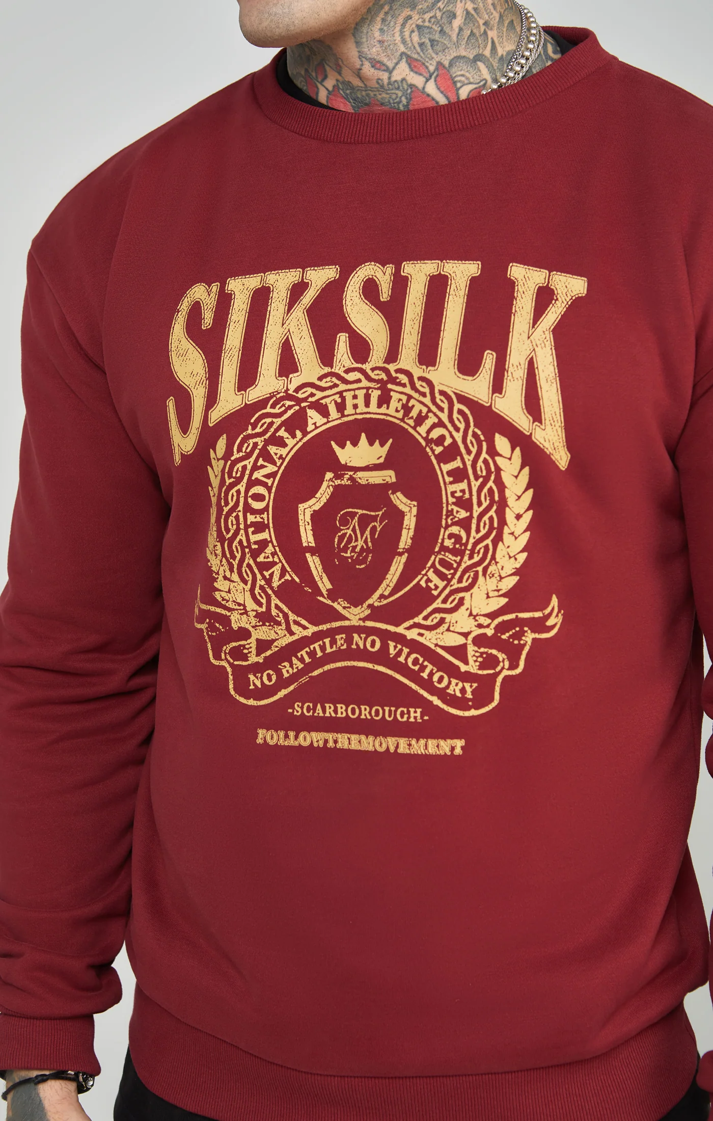 Oversized Crest Logo Sweatshirt - Image 2