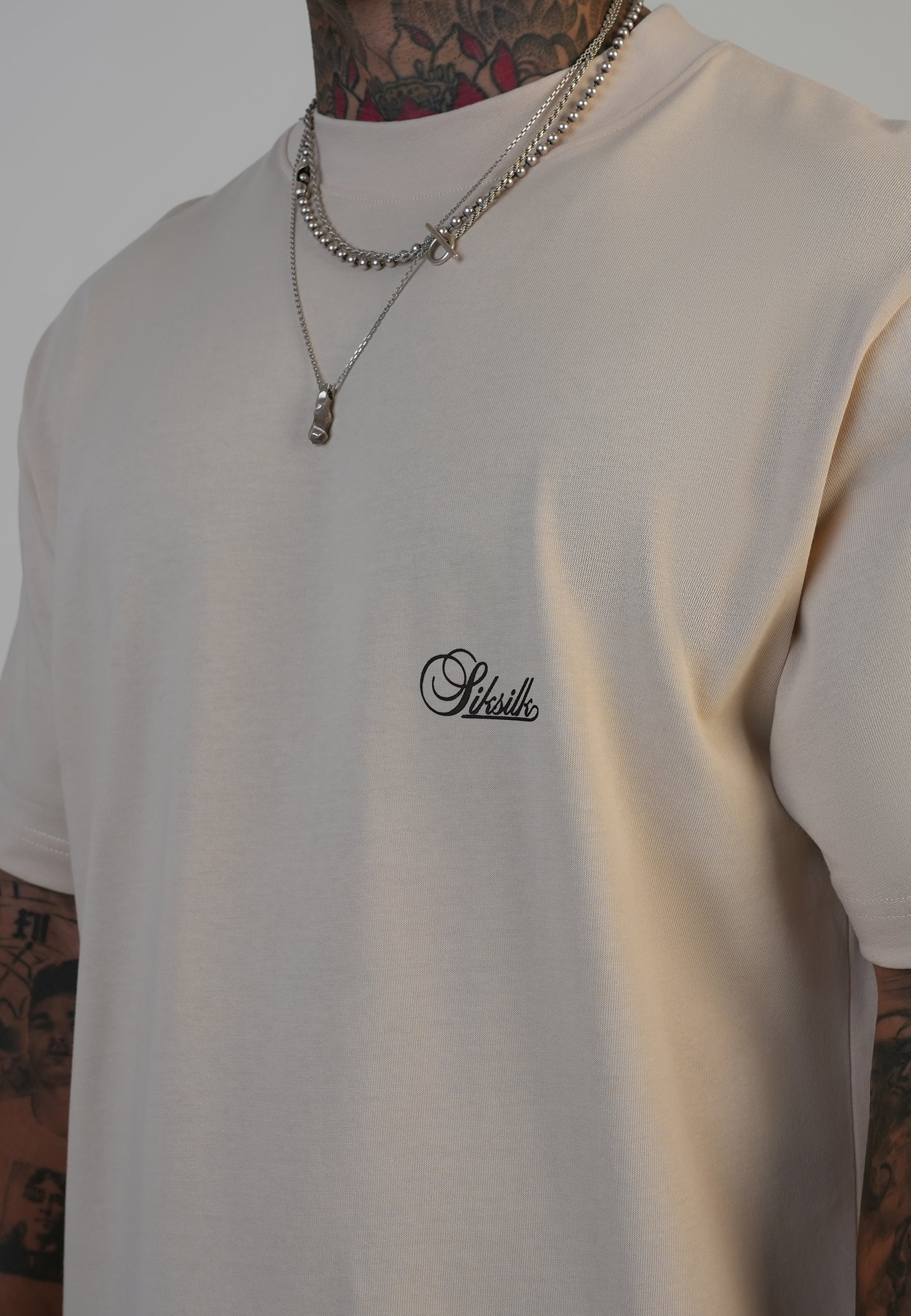 Ecru Oversized T-Shirt - Image 2