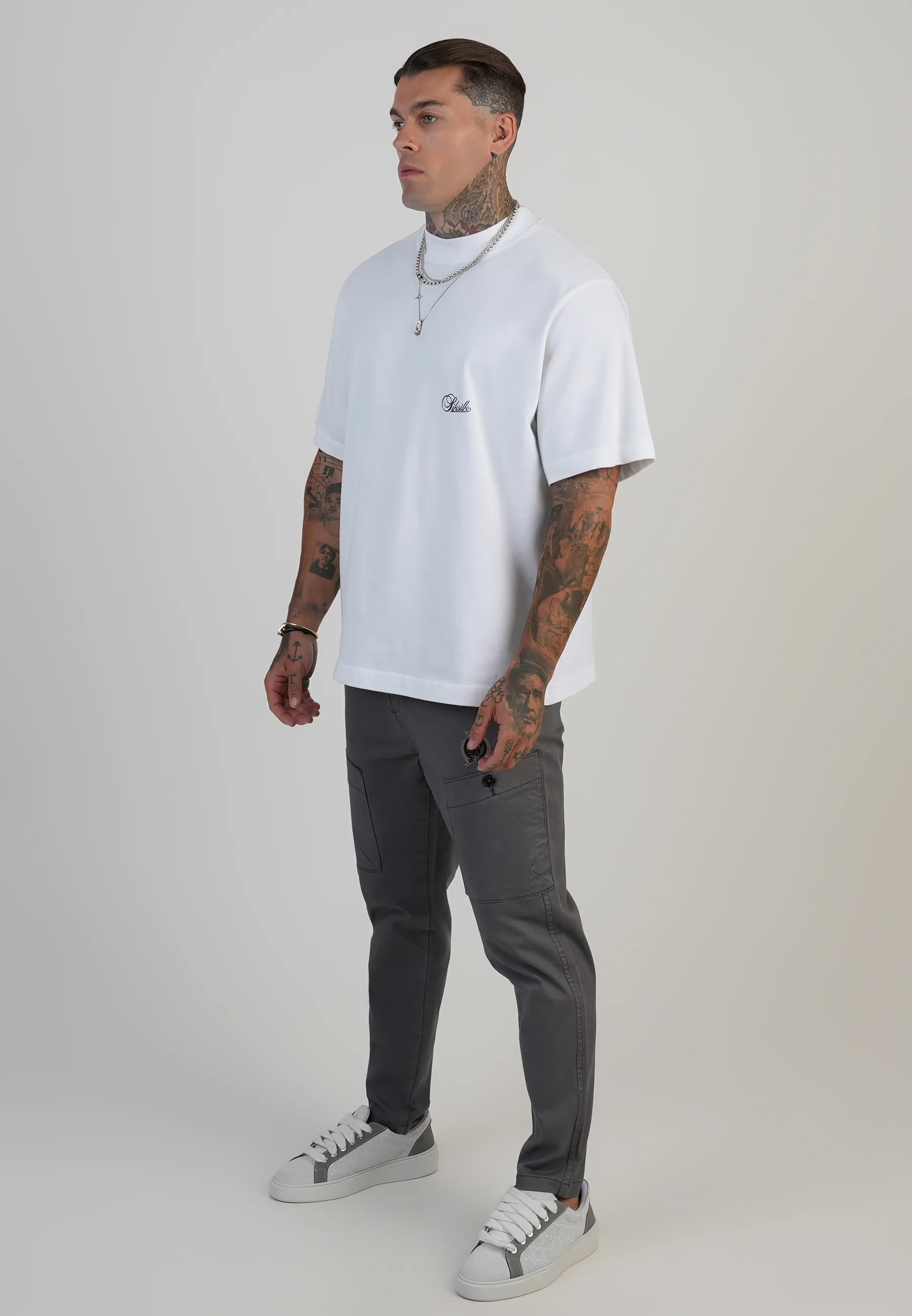 White Oversized T-Shirt - Image 4