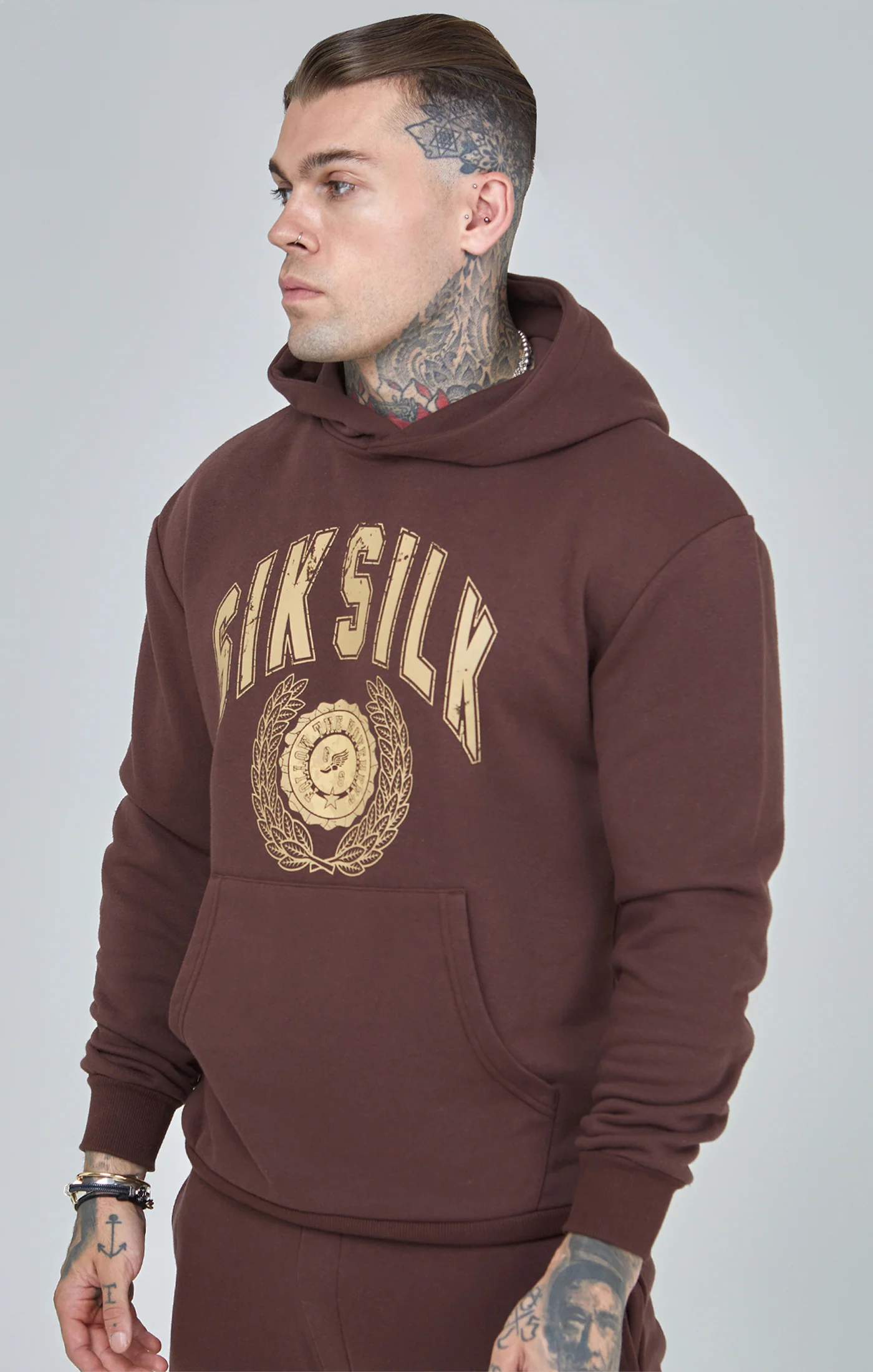Oversized Varsity Logo Hoodie