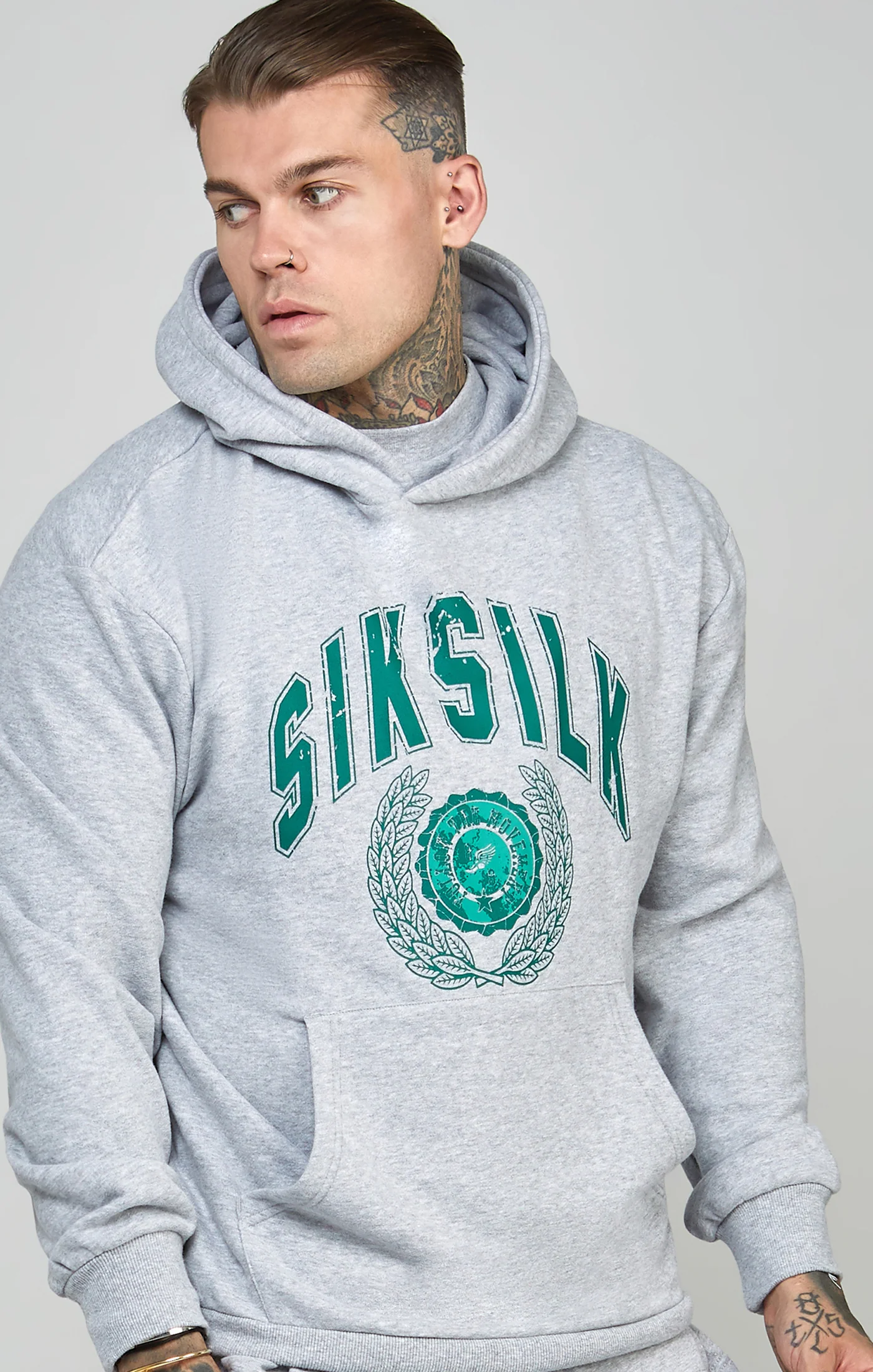 Oversized Varsity Logo Hoodie