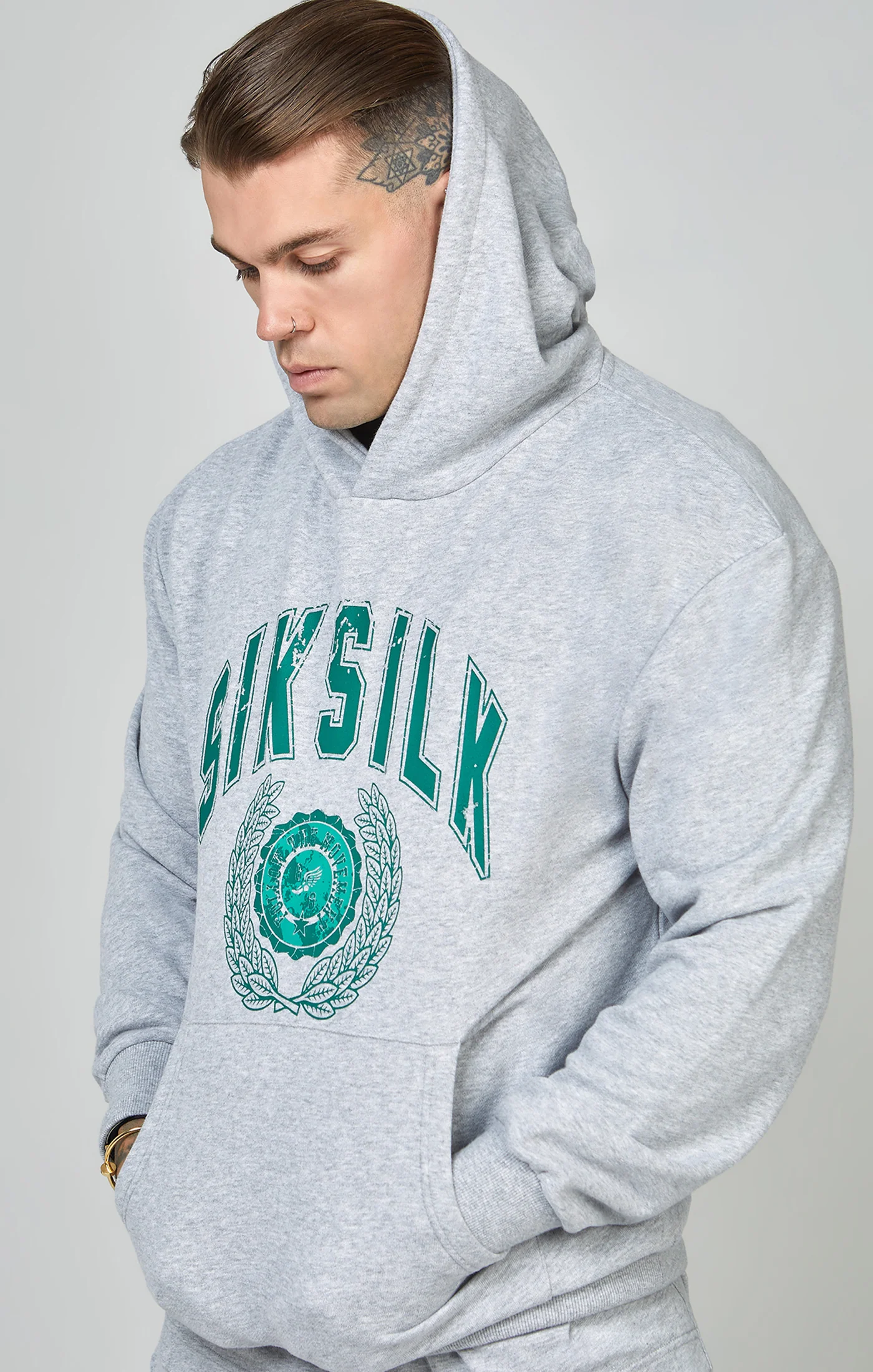 Oversized Varsity Logo Hoodie - Image 4
