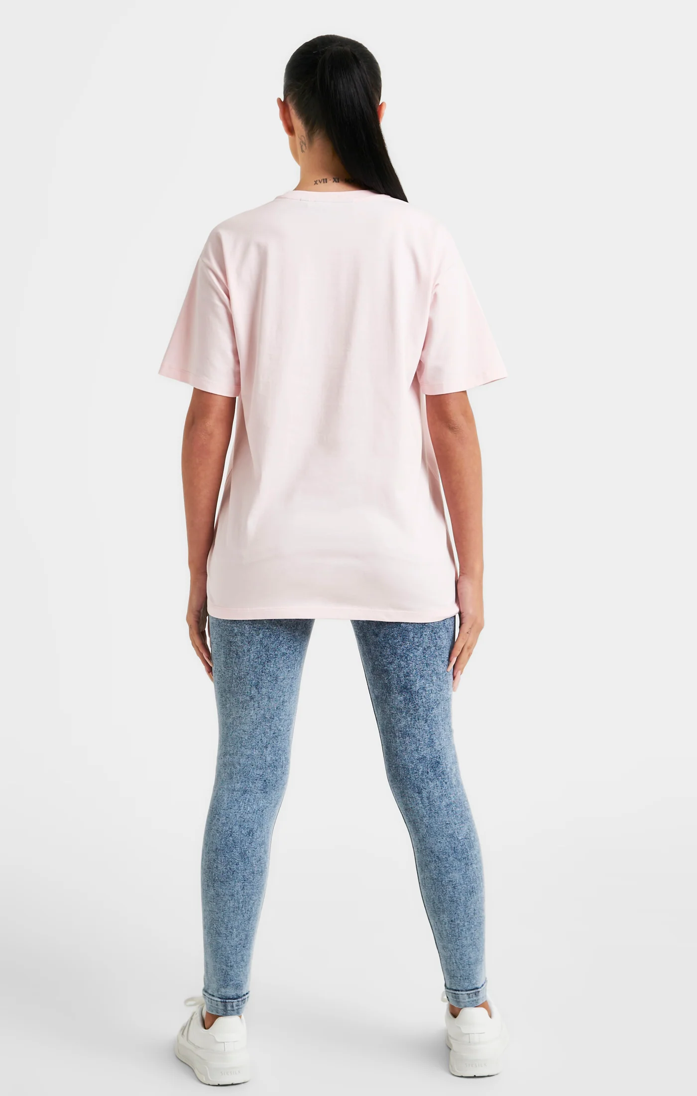 Pink Embroidered Boyfriend T-Shirt - Image 5