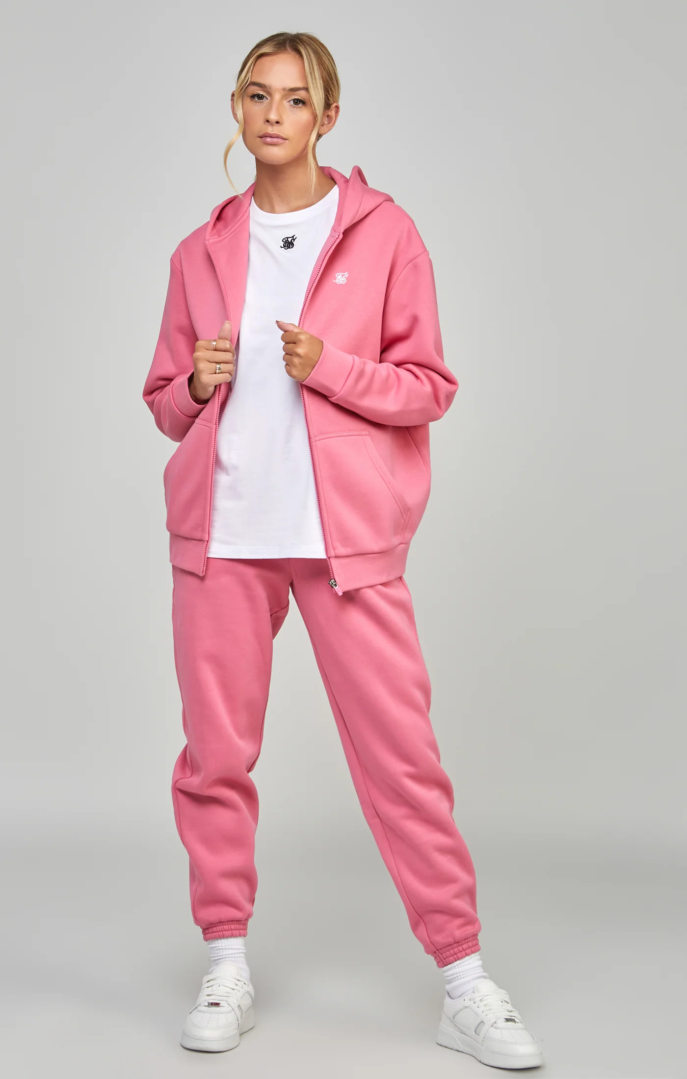 Pink Essential Zip Thru - Image 2