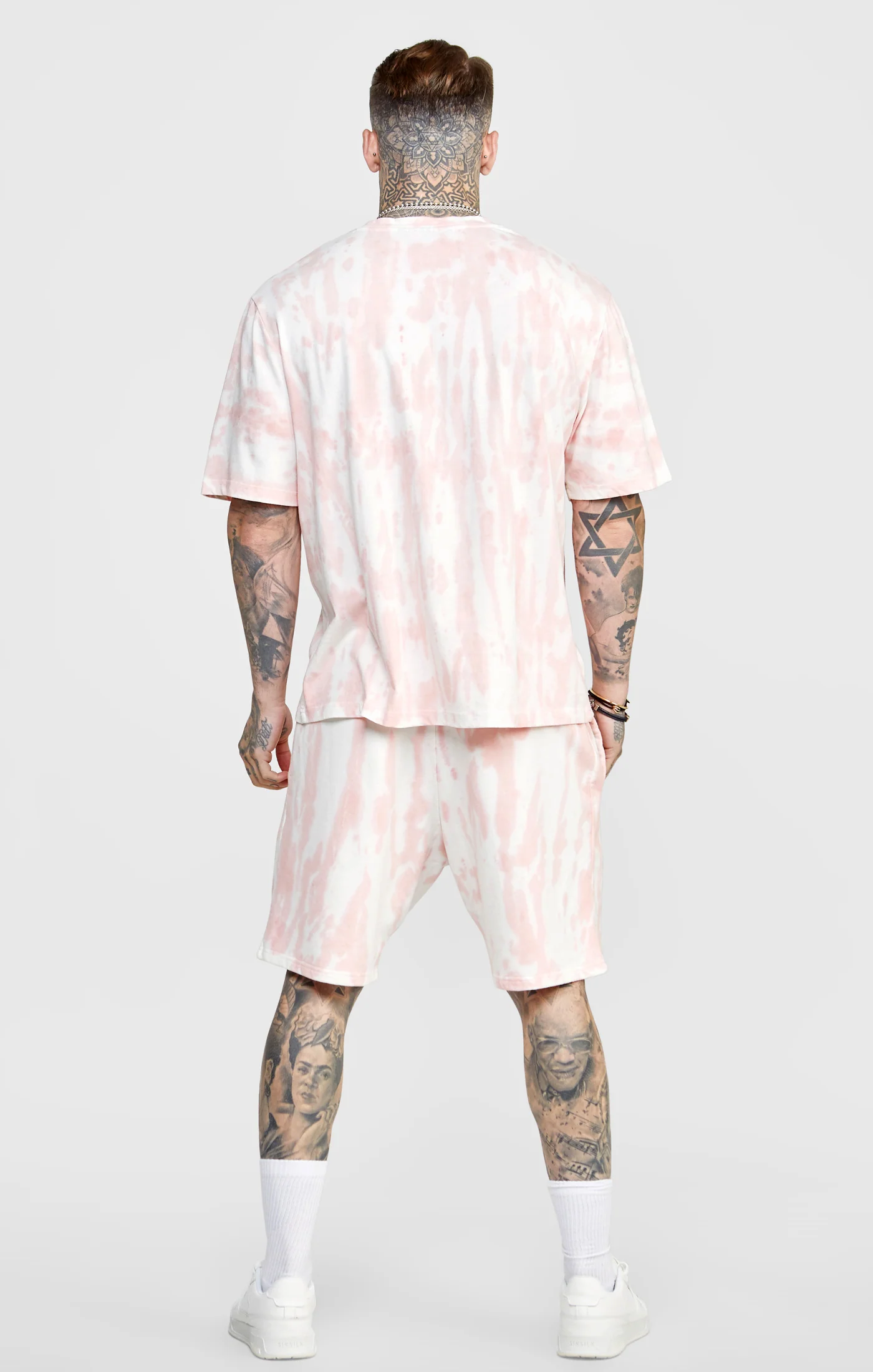 Pink Tie Dye Oversized T-Shirt - Image 5