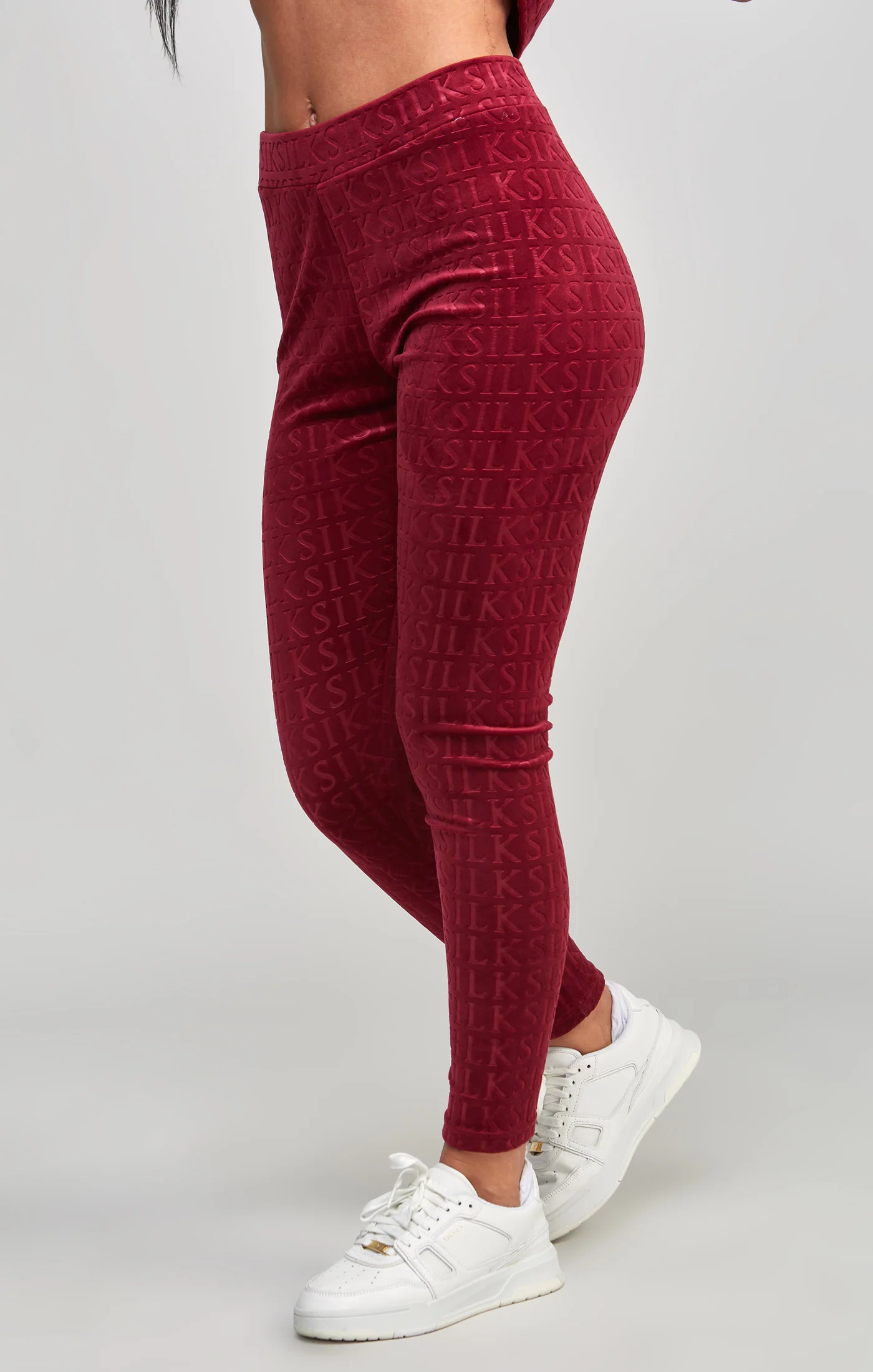 Pink Velour Legging