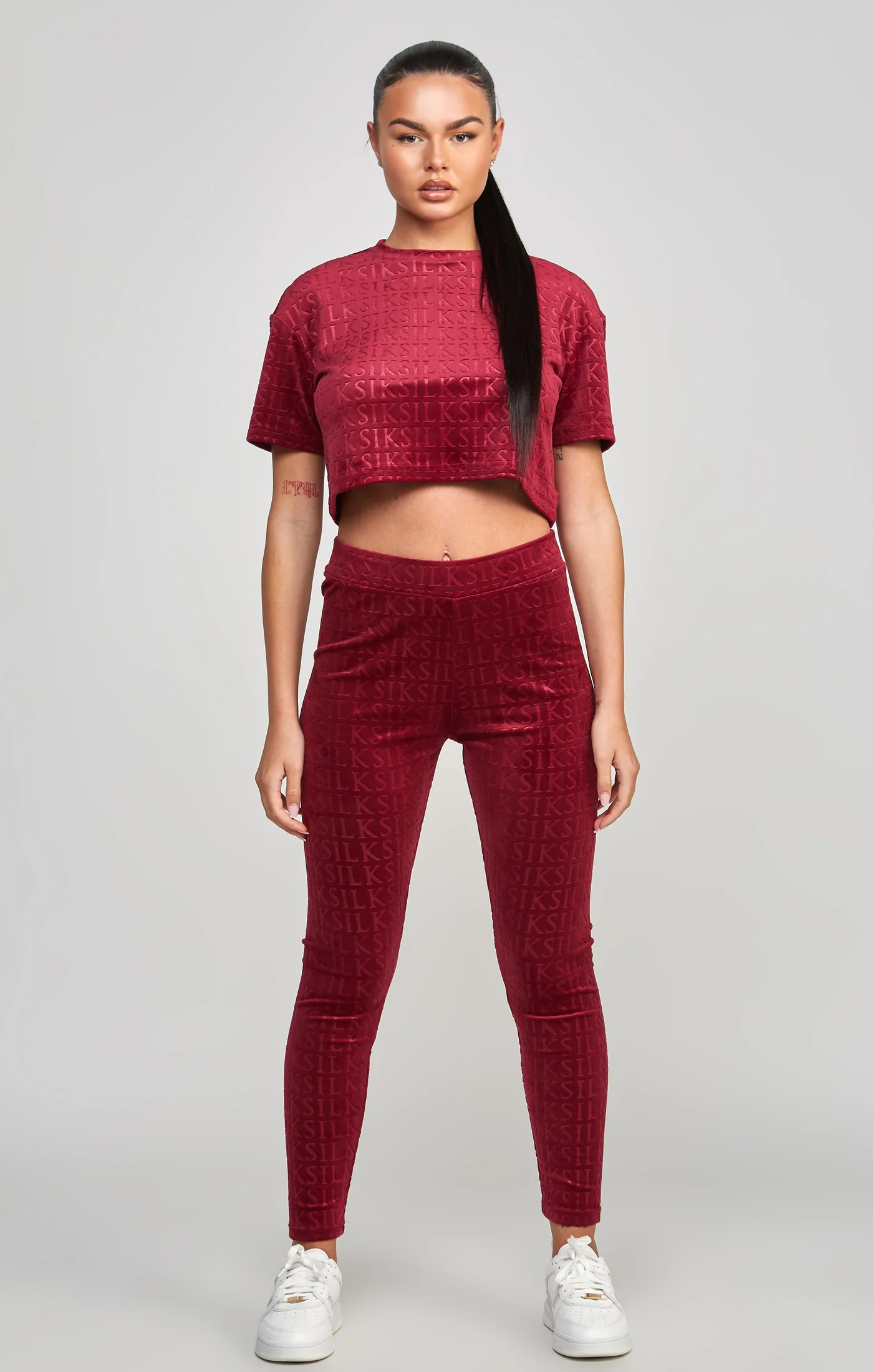Pink Velour Legging - Image 3