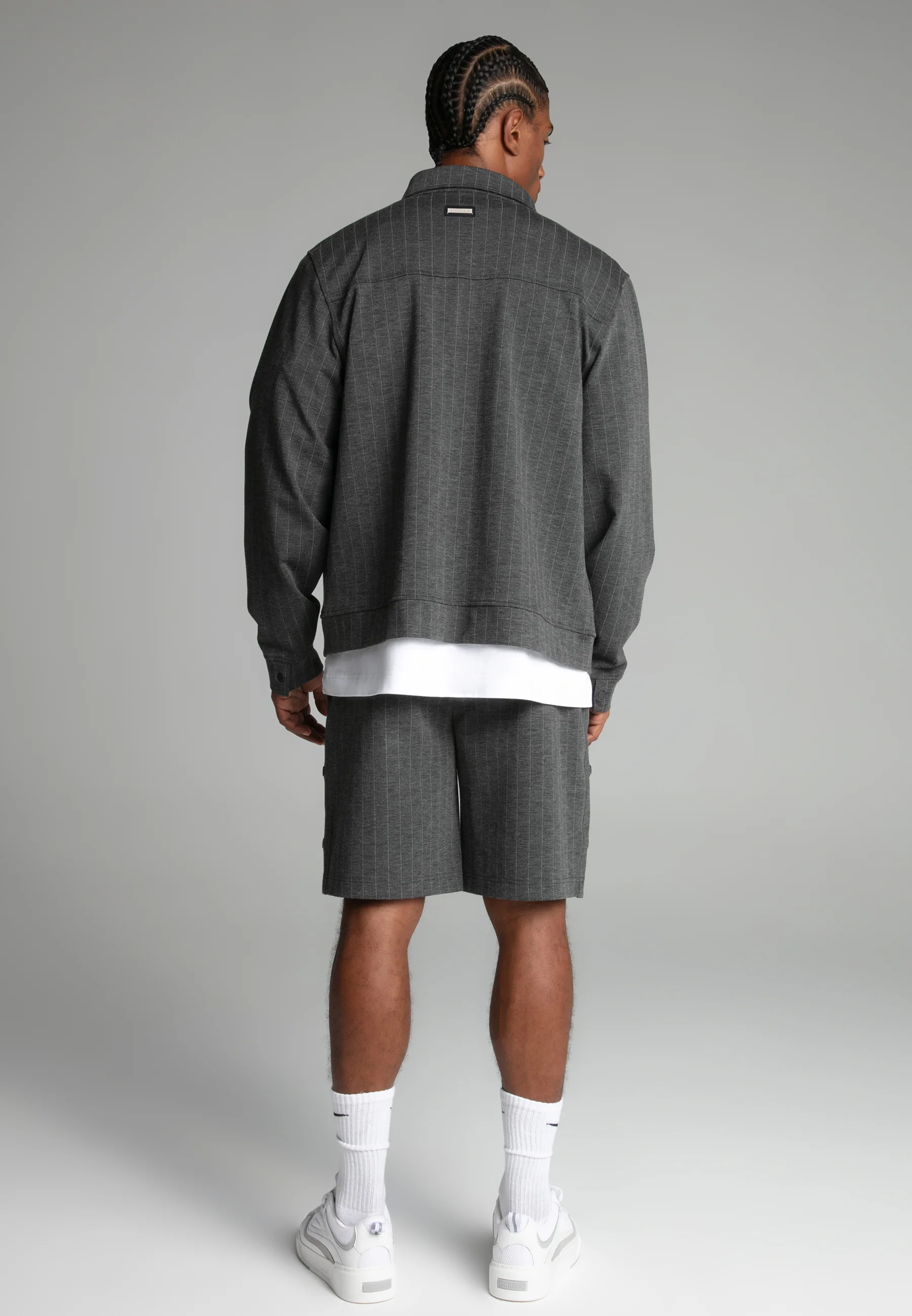 Grey Pinstripe Jacket - Image 5
