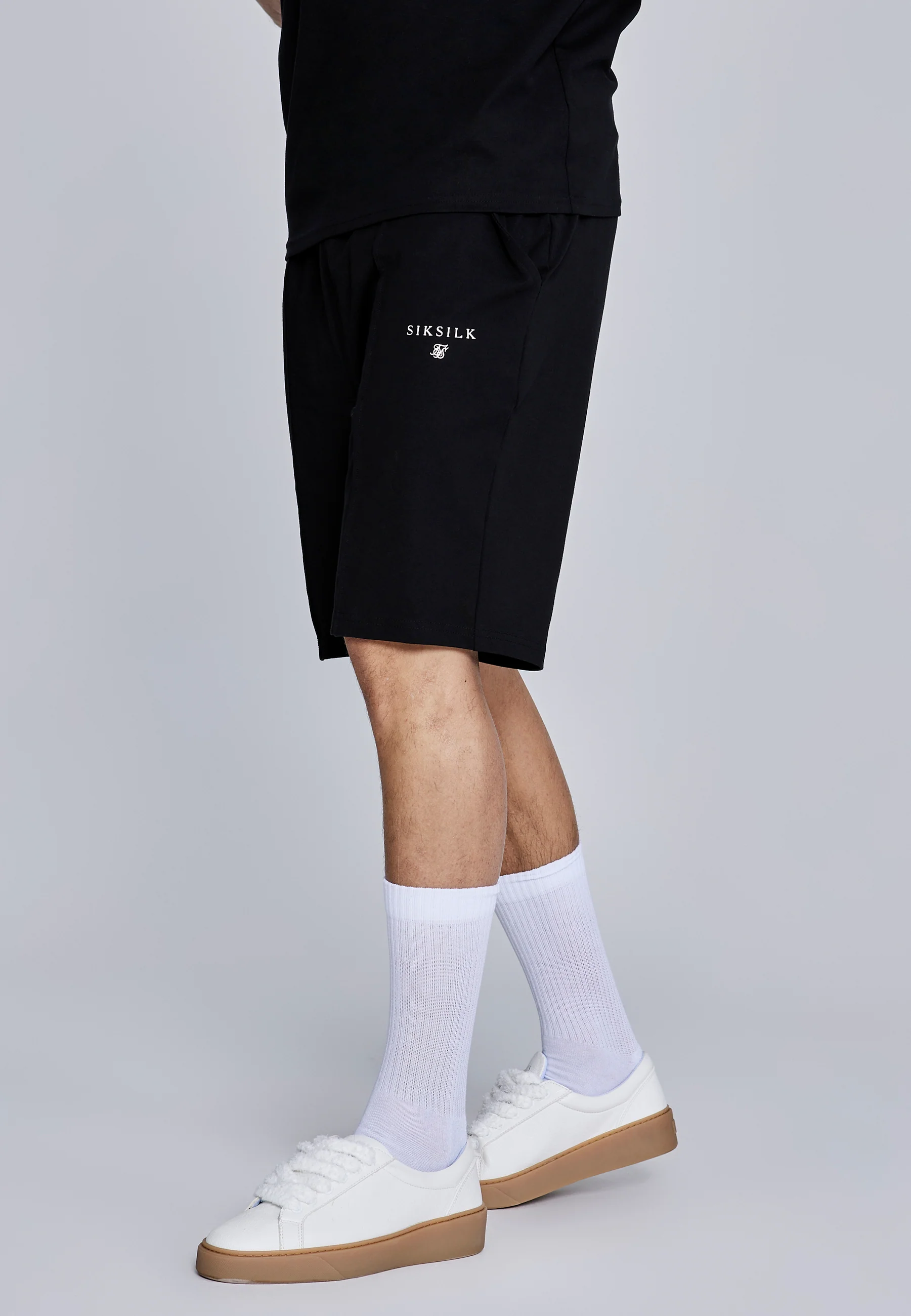 Black Polo and Shorts Set - Image 3