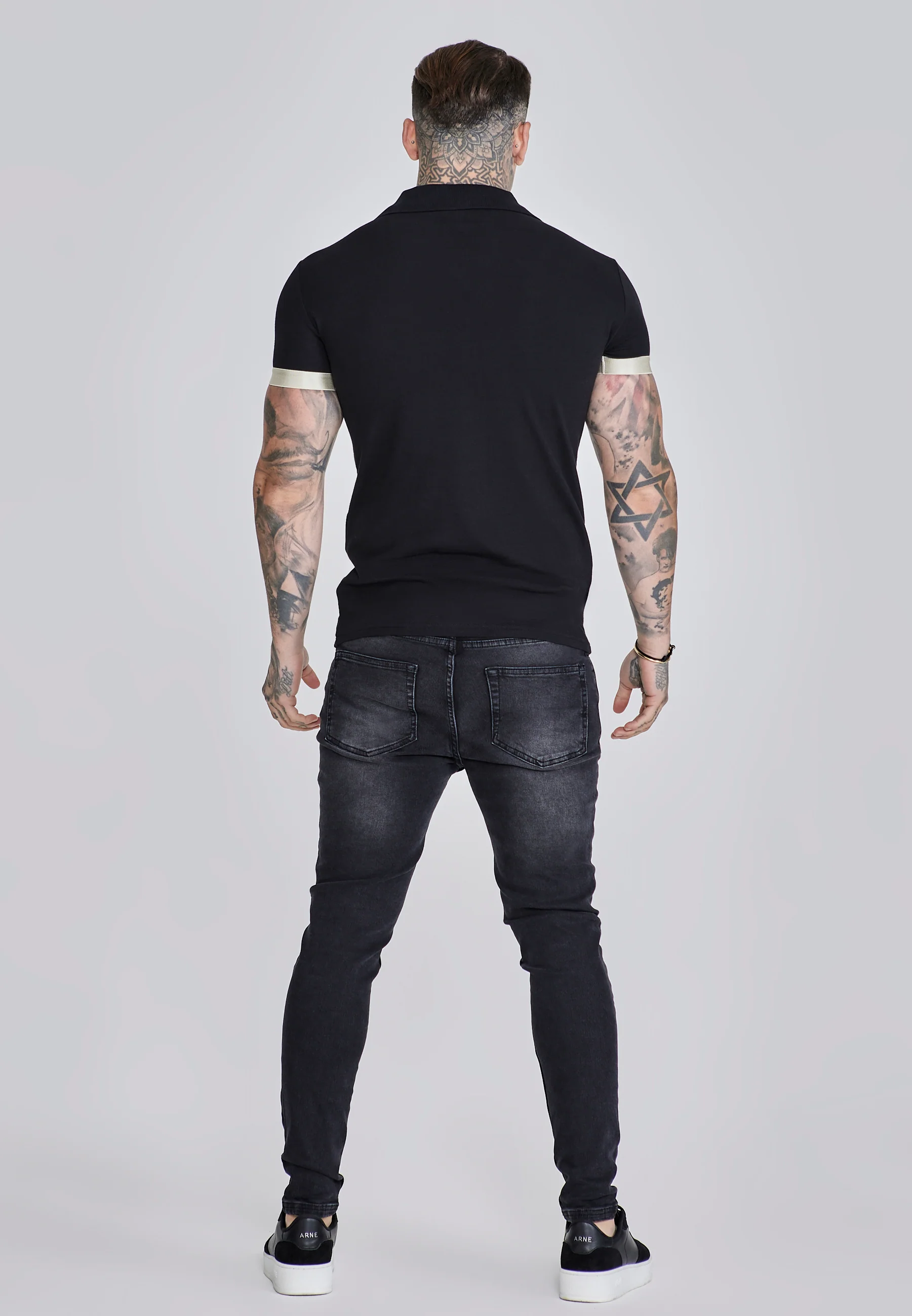 Black Polo T-Shirt - Image 5
