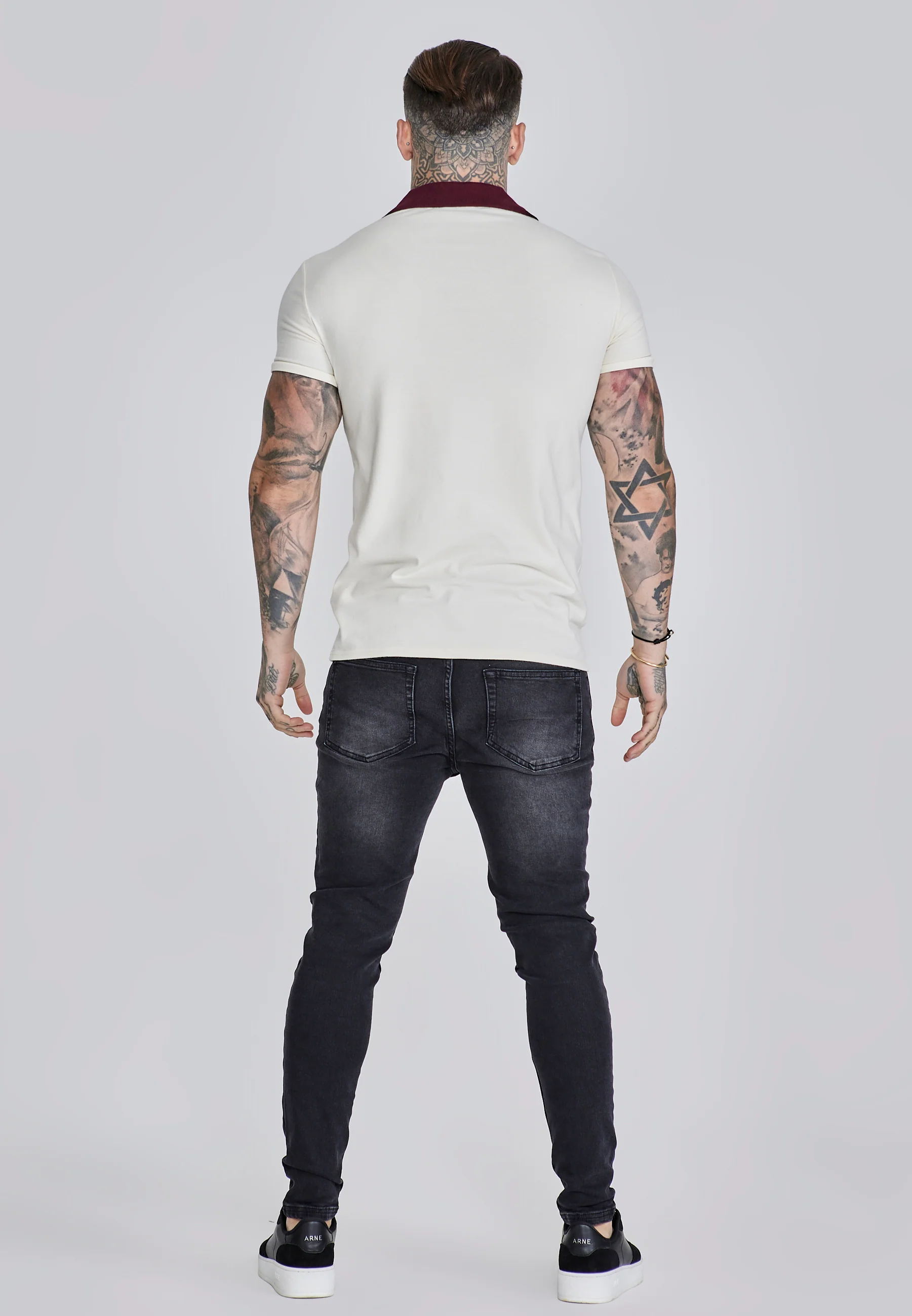 Ecru Polo T-Shirt - Image 5
