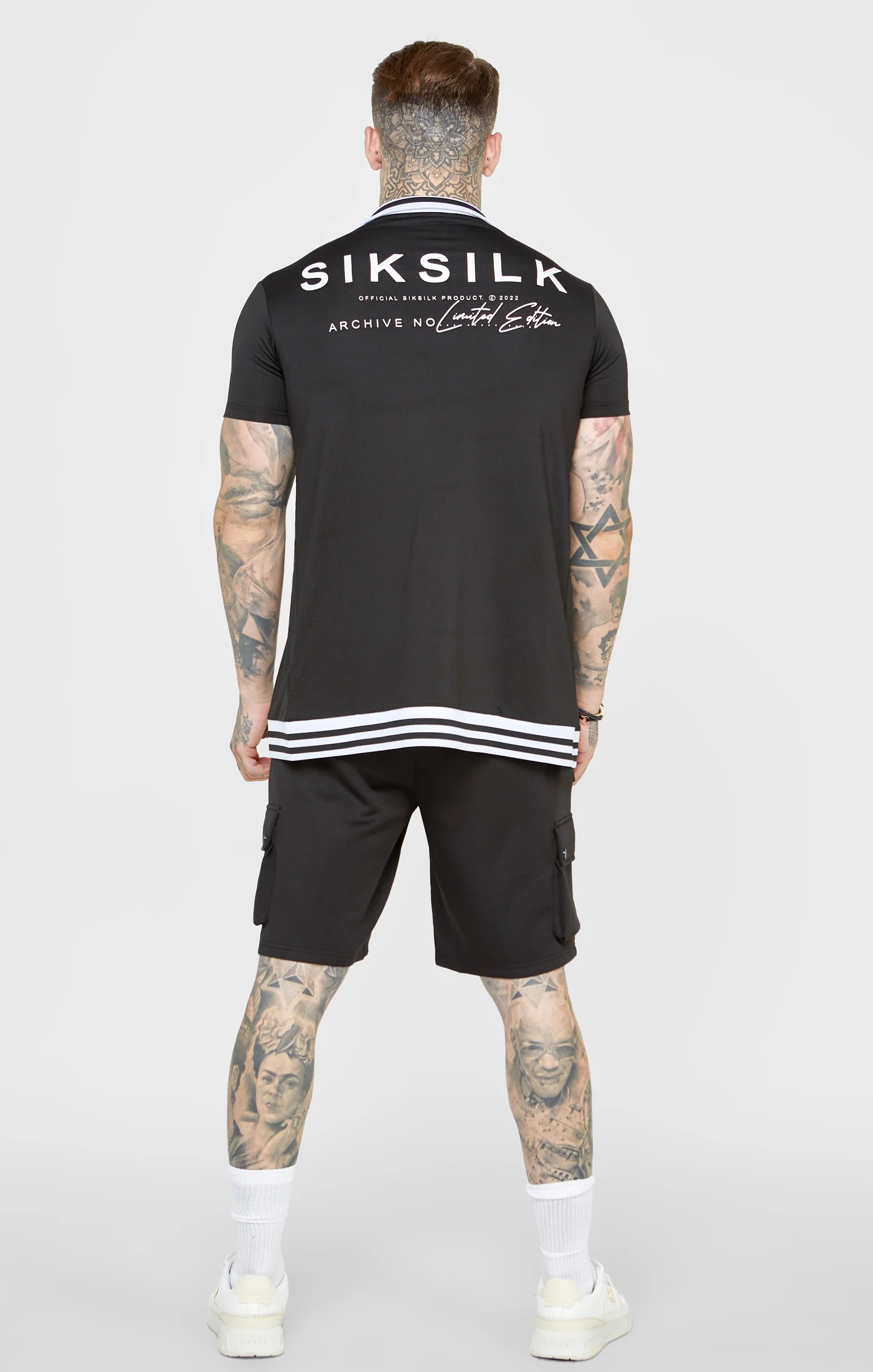 Black Casual Cargo Pocket Short - Image 5