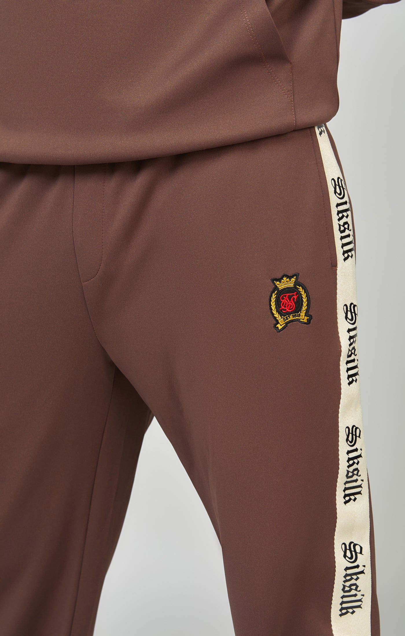 Poly Open Cuff Jogger With Gothic Side Tape - Image 6