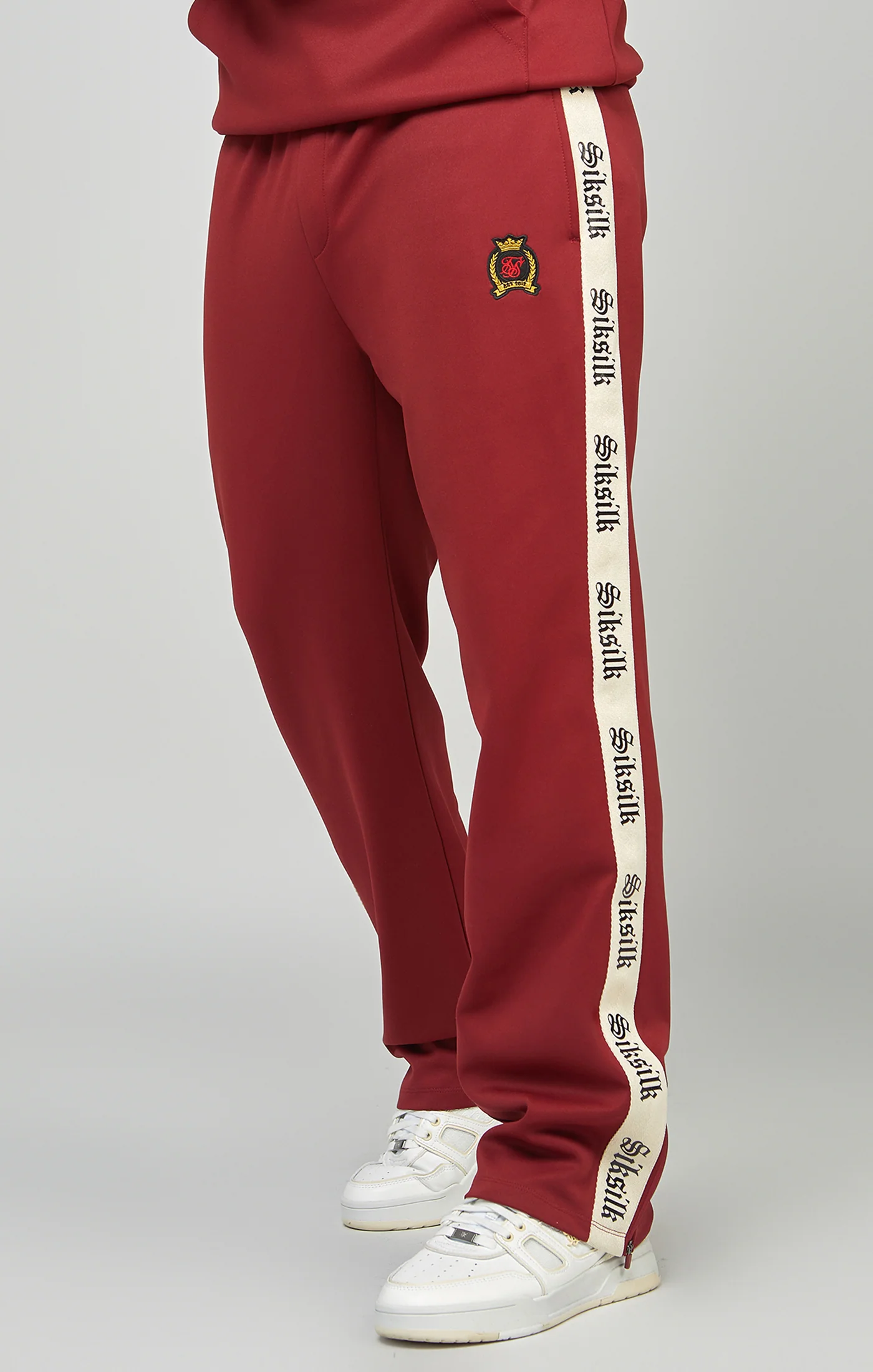 Poly Open Cuff Jogger With Gothic Side Tape