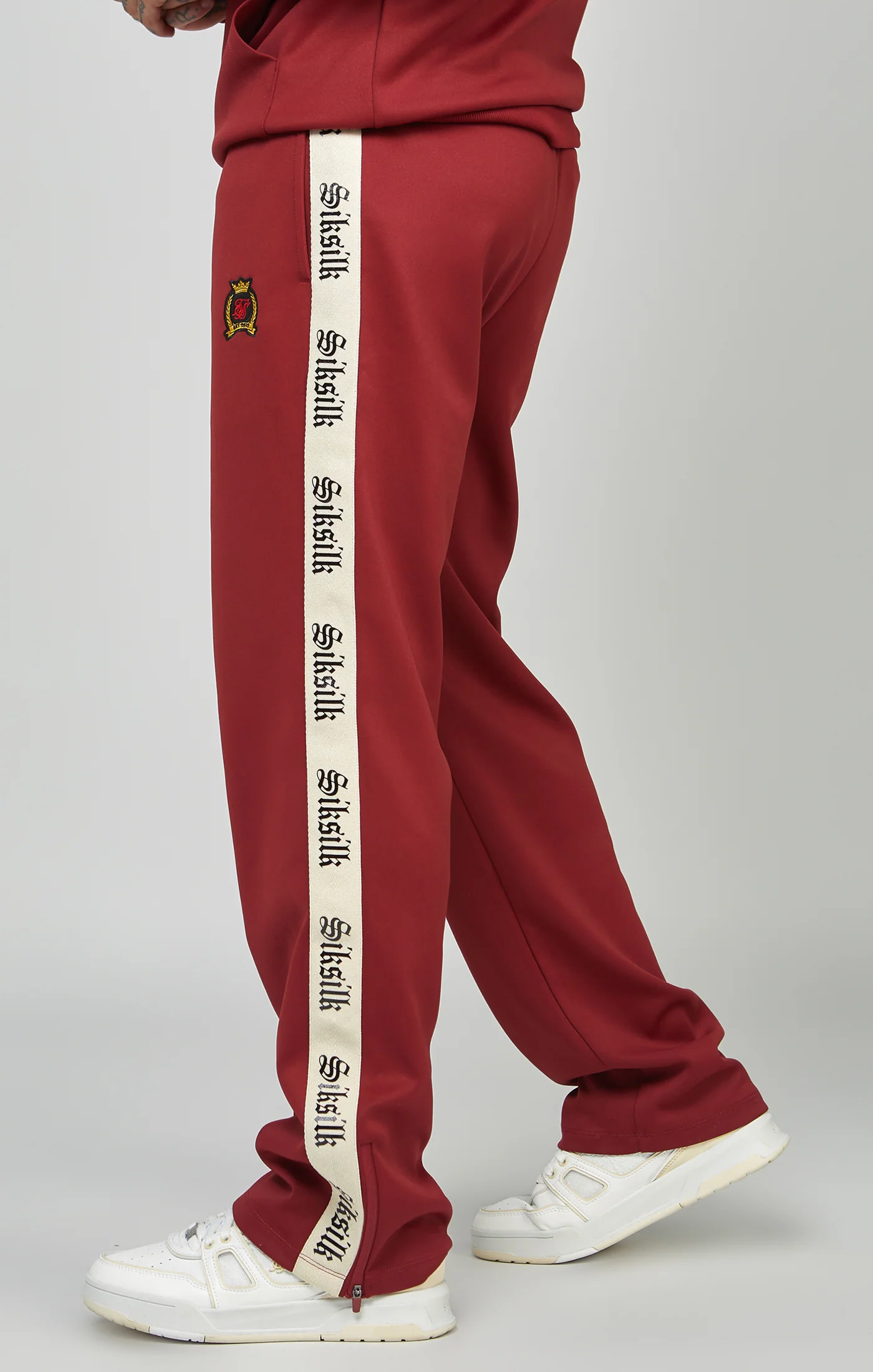 Poly Open Cuff Jogger With Gothic Side Tape - Image 2