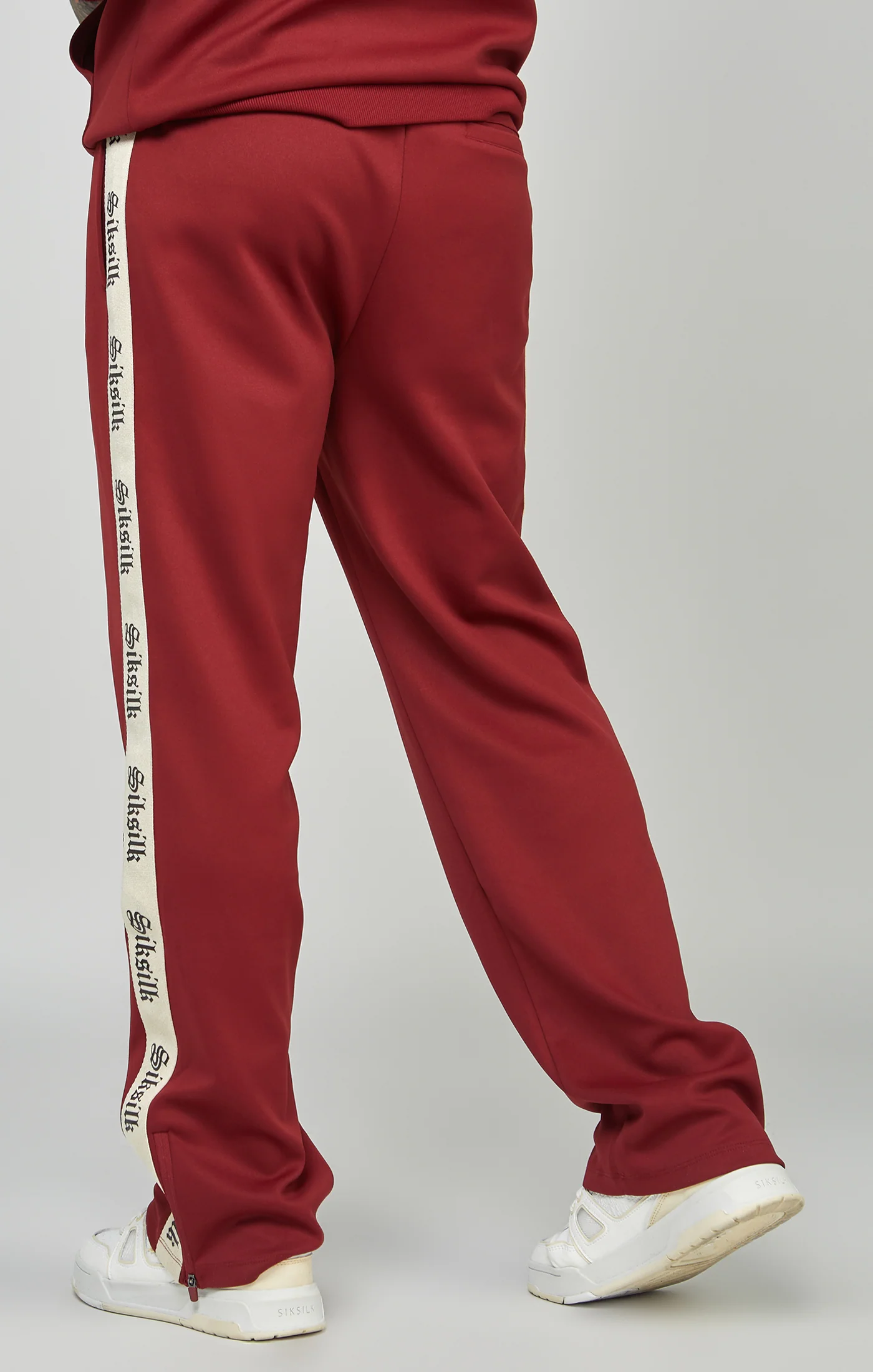 Poly Open Cuff Jogger With Gothic Side Tape - Image 4