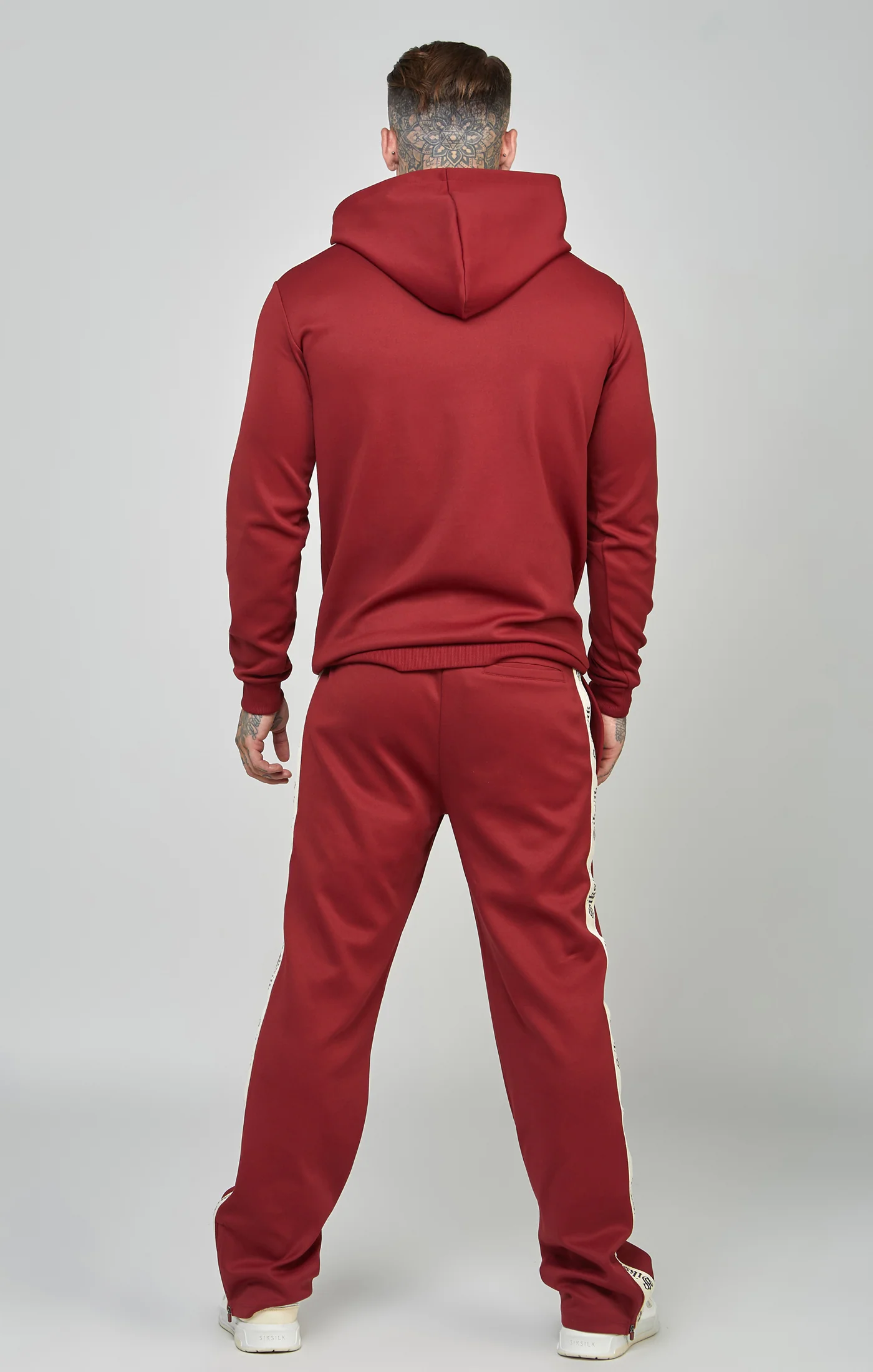 Poly Open Cuff Jogger With Gothic Side Tape - Image 5