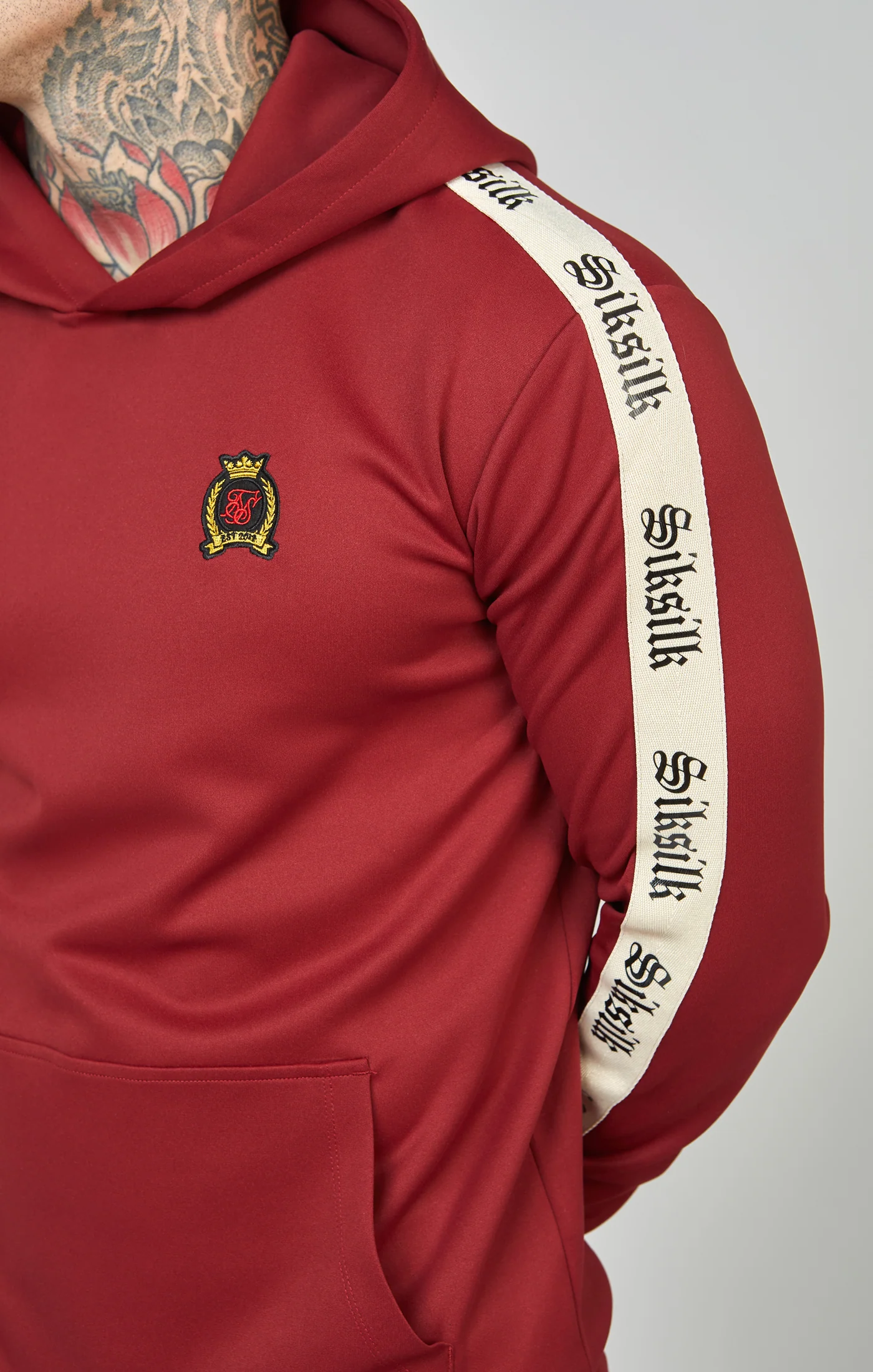 Poly Oth Hoodie With Gothic Side Tape - Image 3