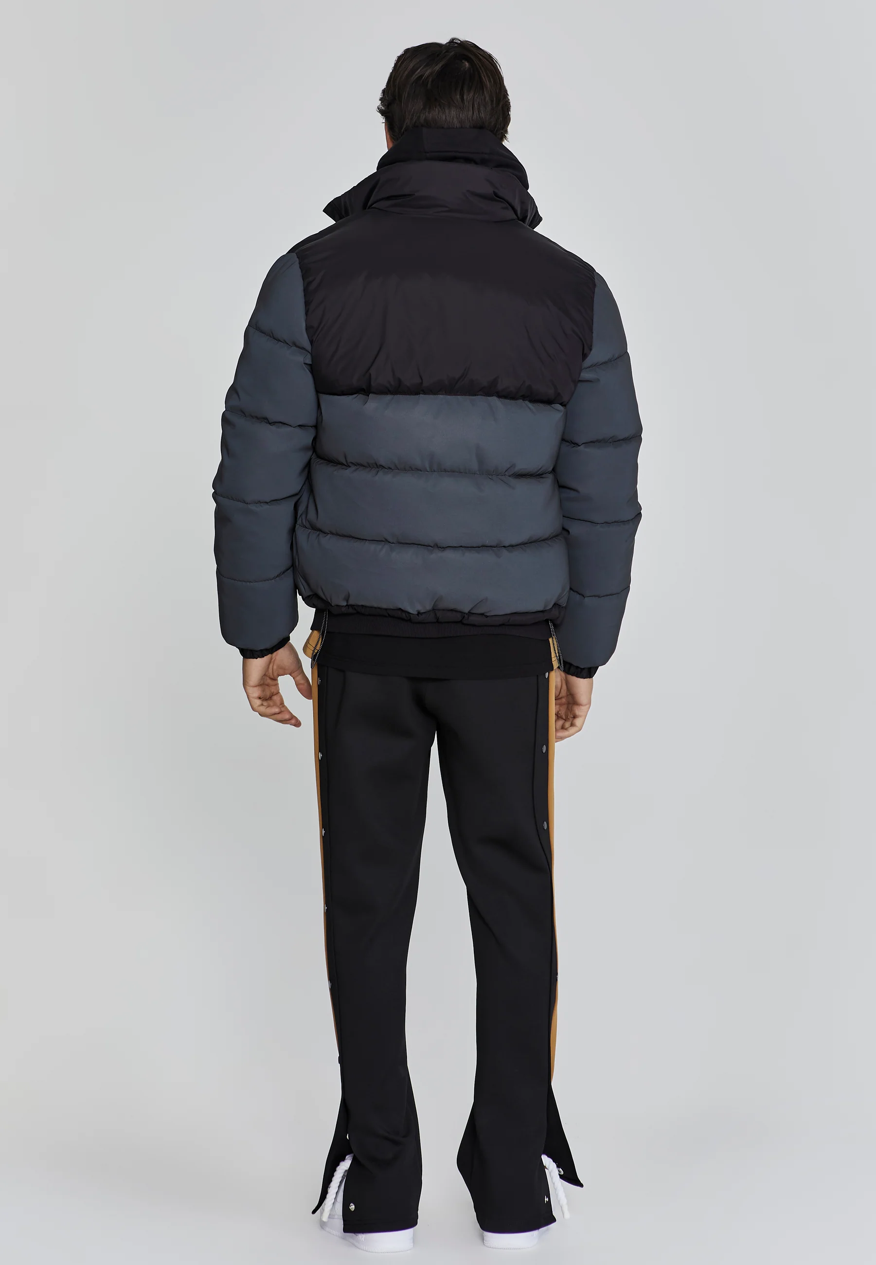 Black Reflective Puffer Jacket - Image 5