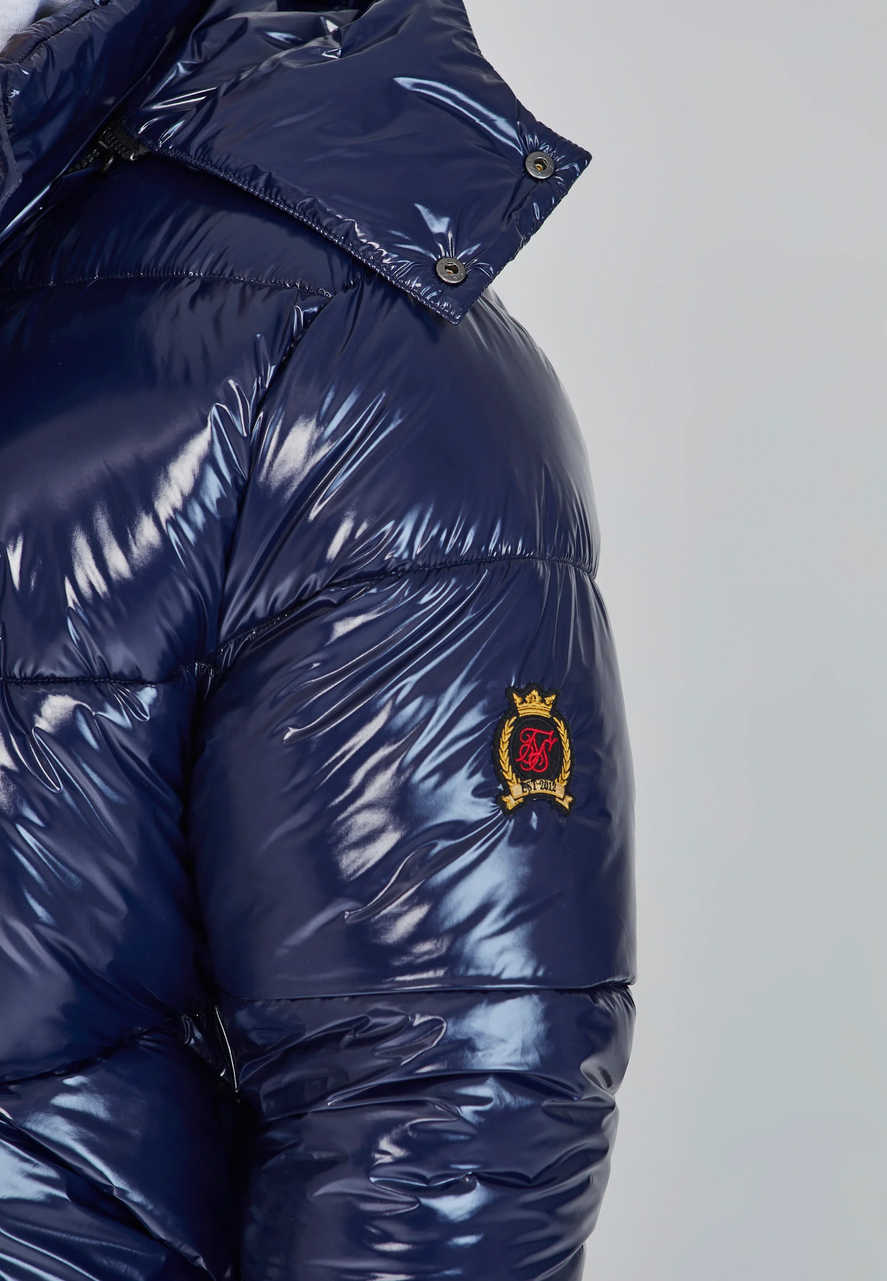 Blue Puffer Jacket - Image 3