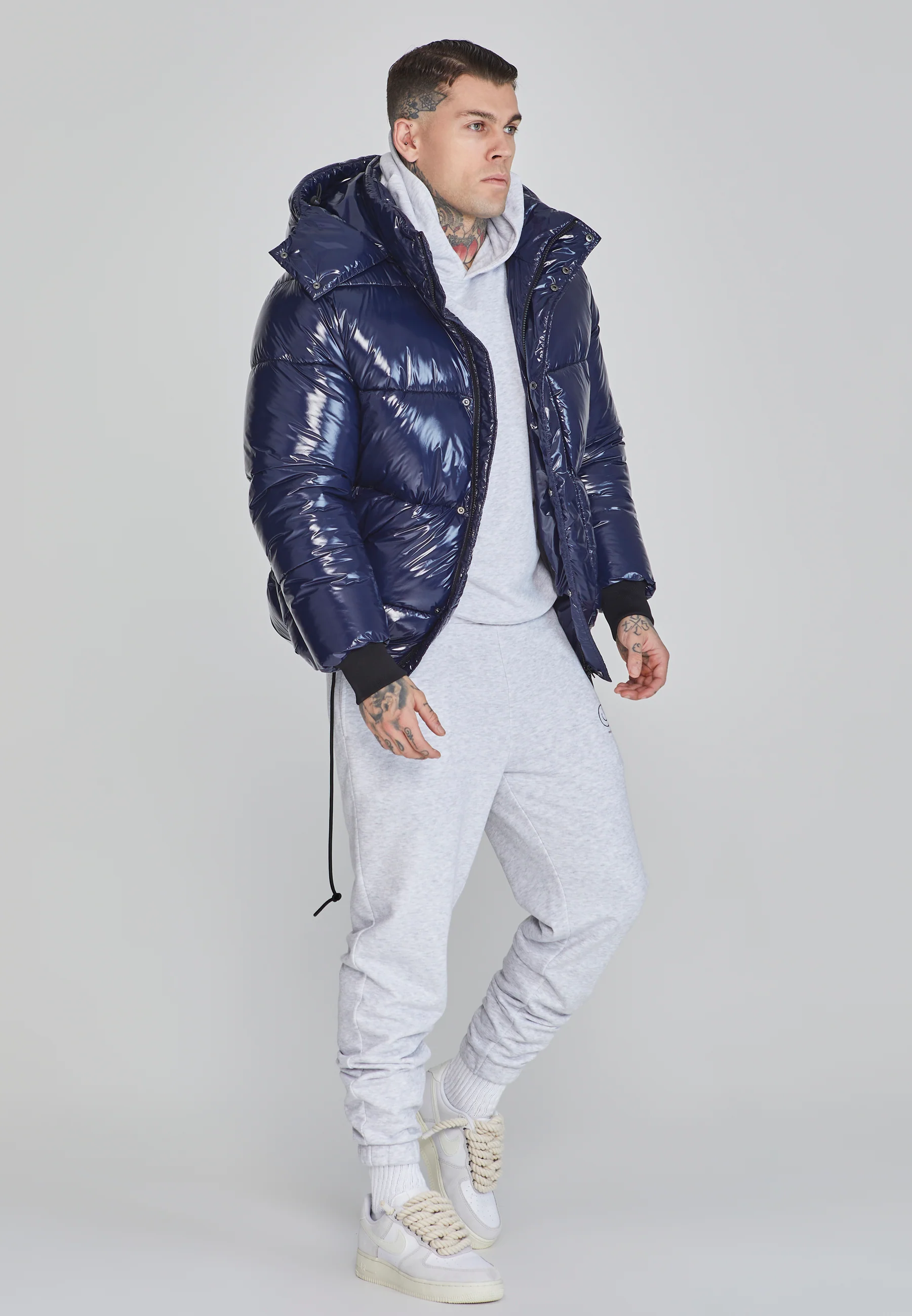 Blue Puffer Jacket - Image 4