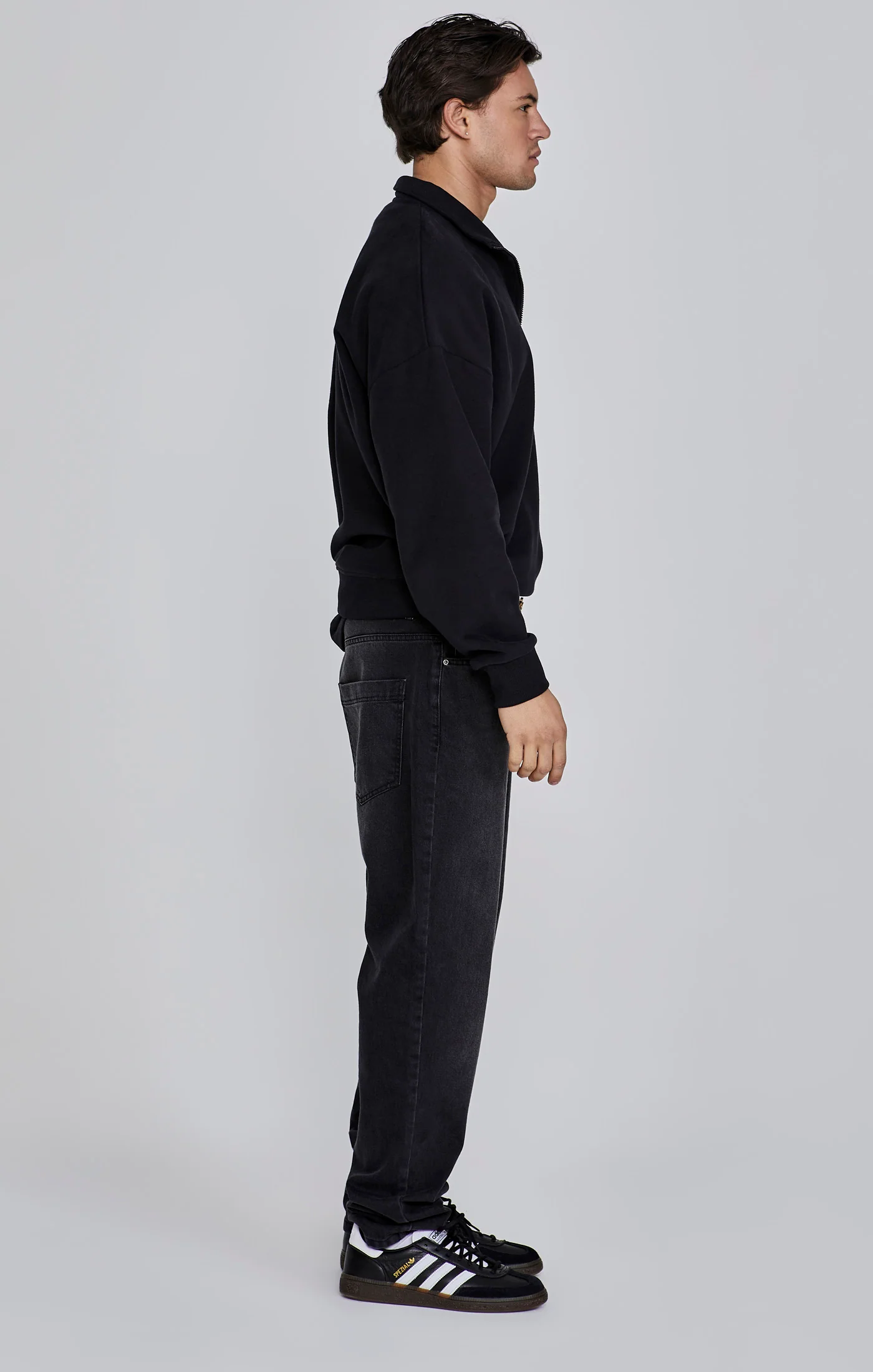 Black Quarter Zip Sweater - Image 5
