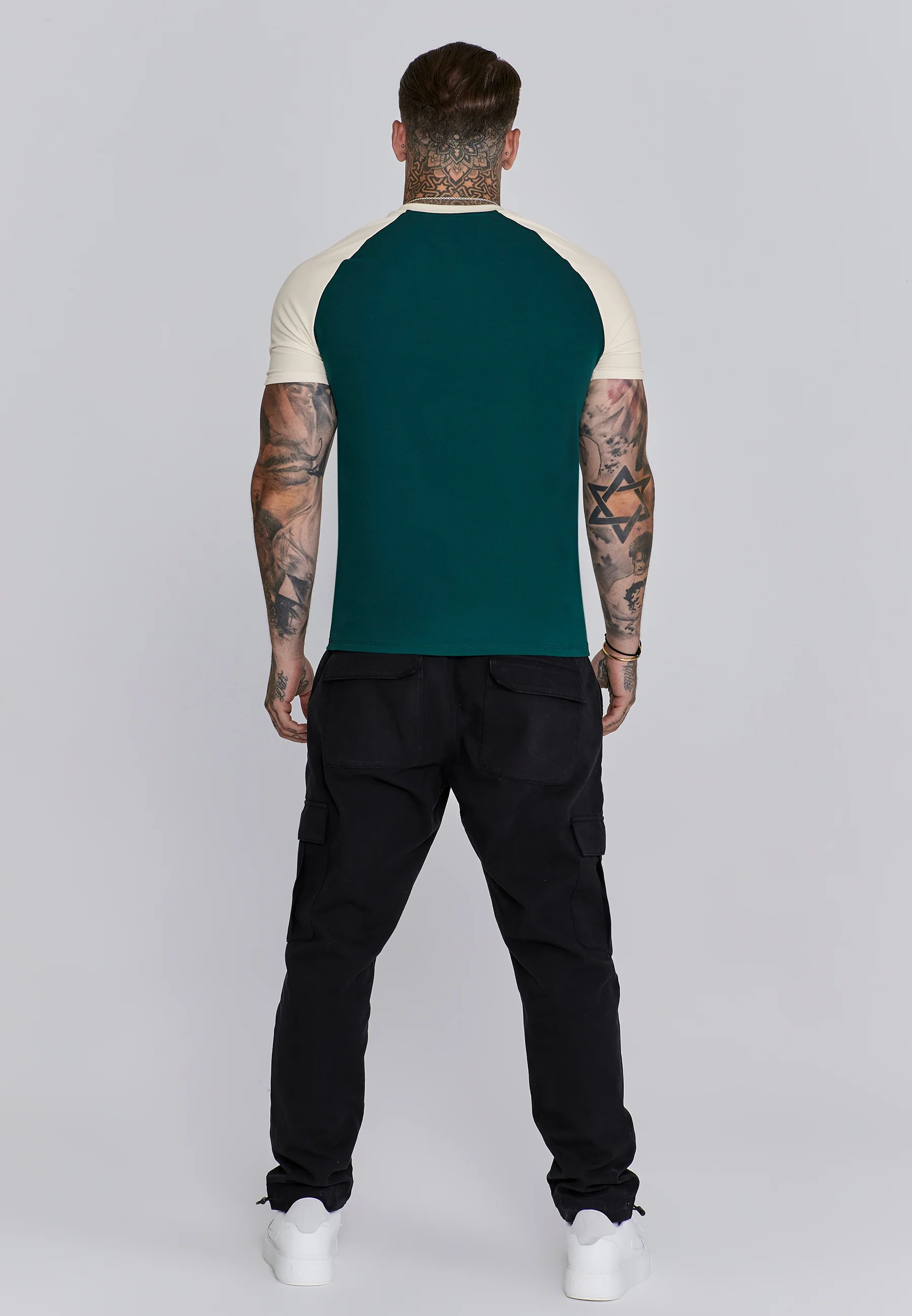Green Ecru Raglan T-Shirt - Image 5