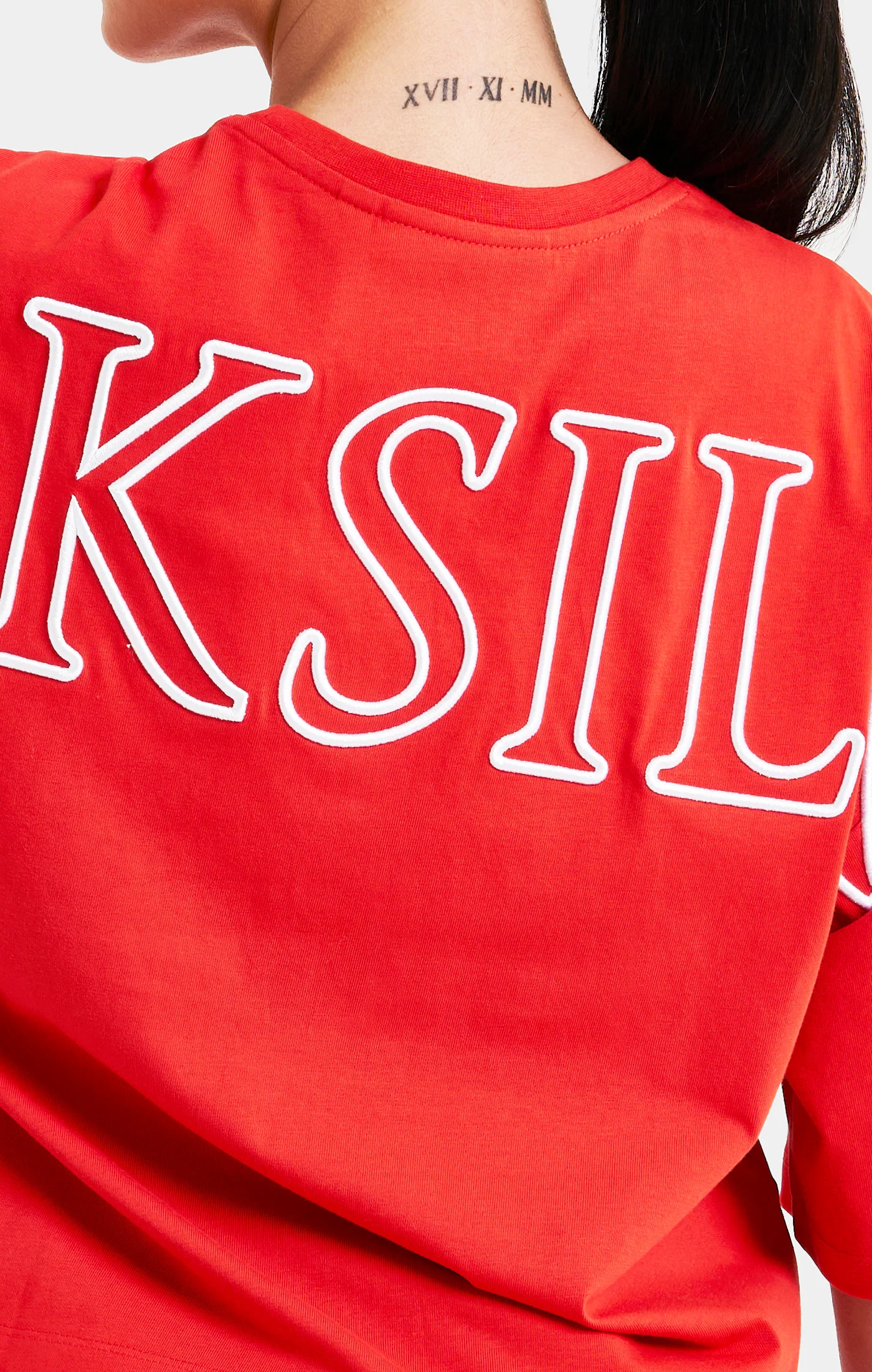 Red Branded Crop T-Shirt - Image 3