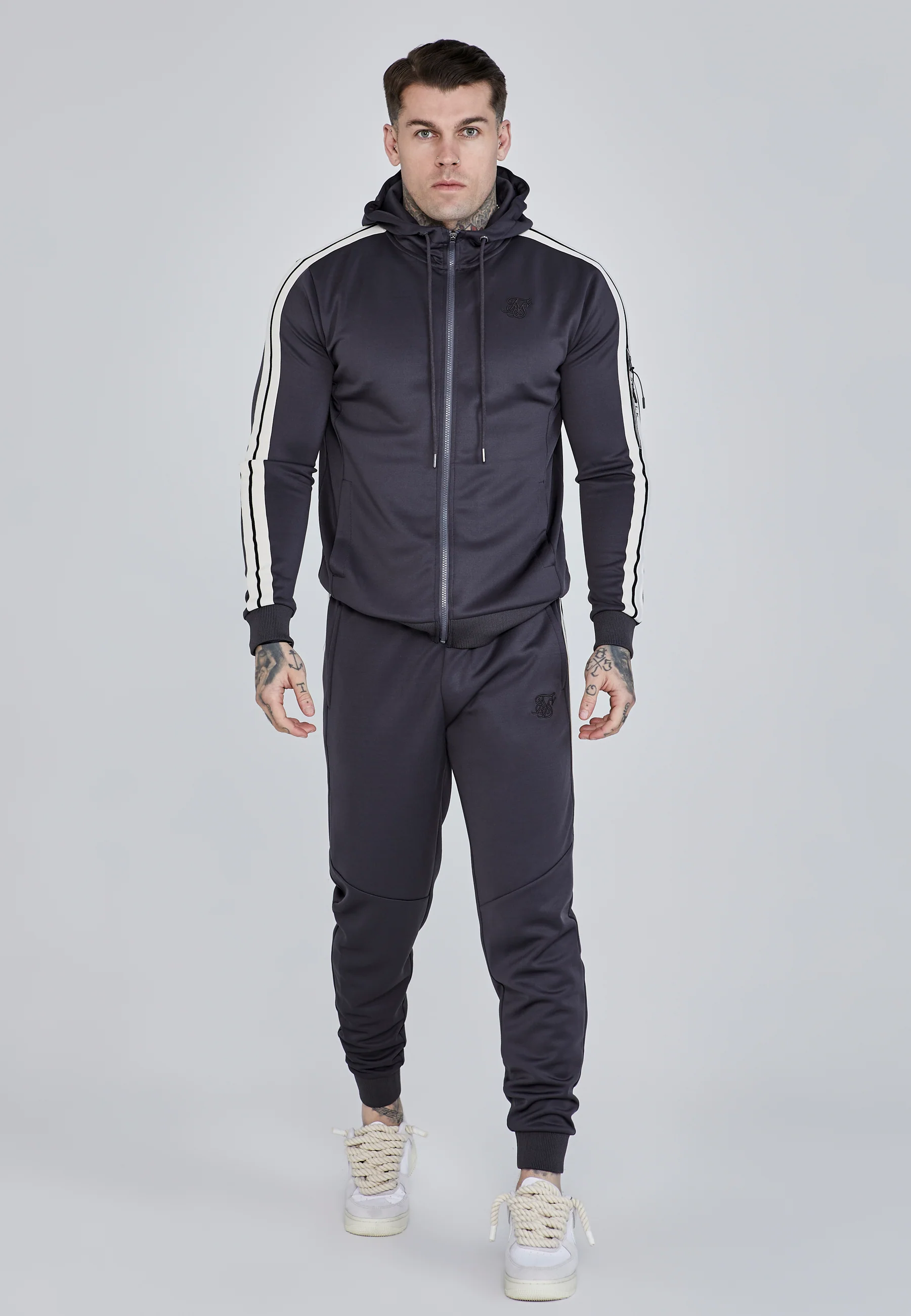 Grey Relaxed Fit Joggers - Image 2